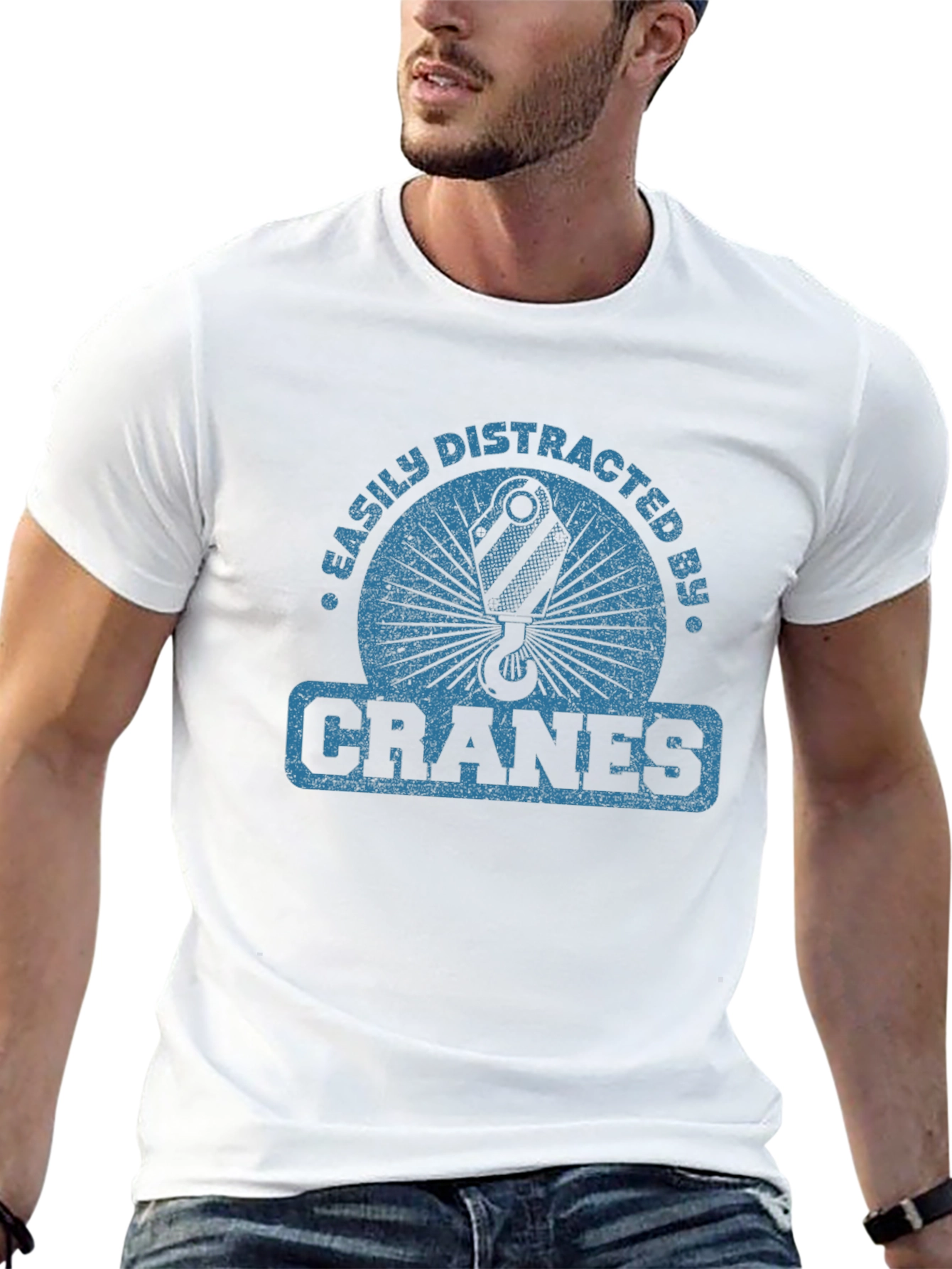 Easily Distracted By Cranes T-Shirt - 13
