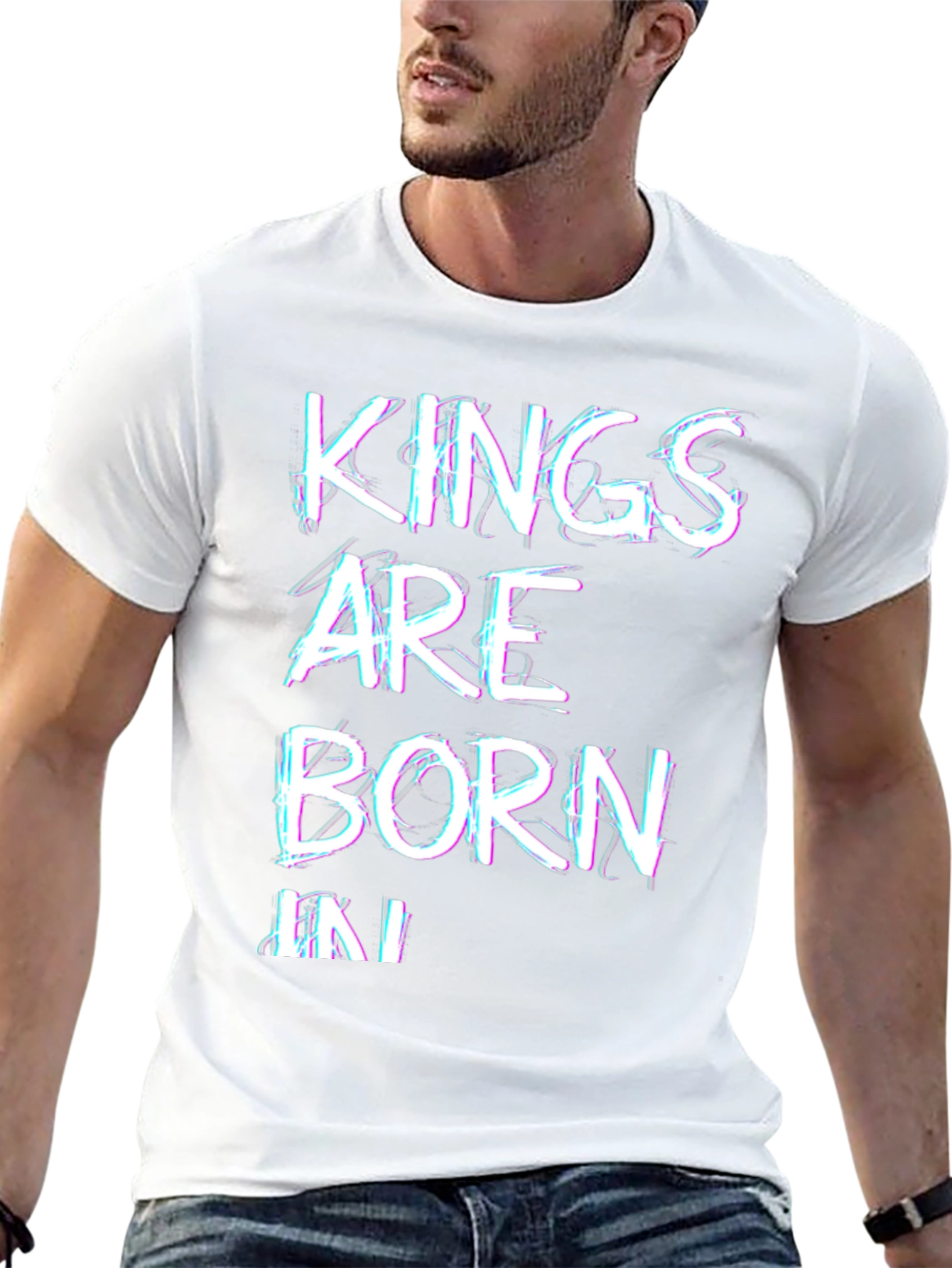 Black Kings Are Born In T-Shirt - Black view 13