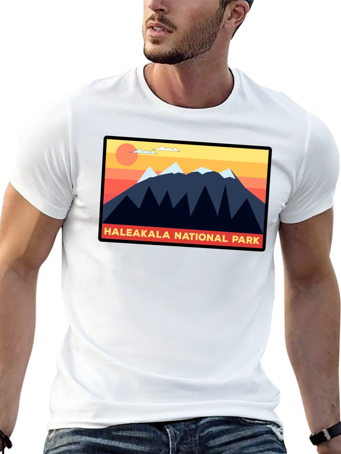 Black Haleakala National Park Graphic T-Shirt view 13