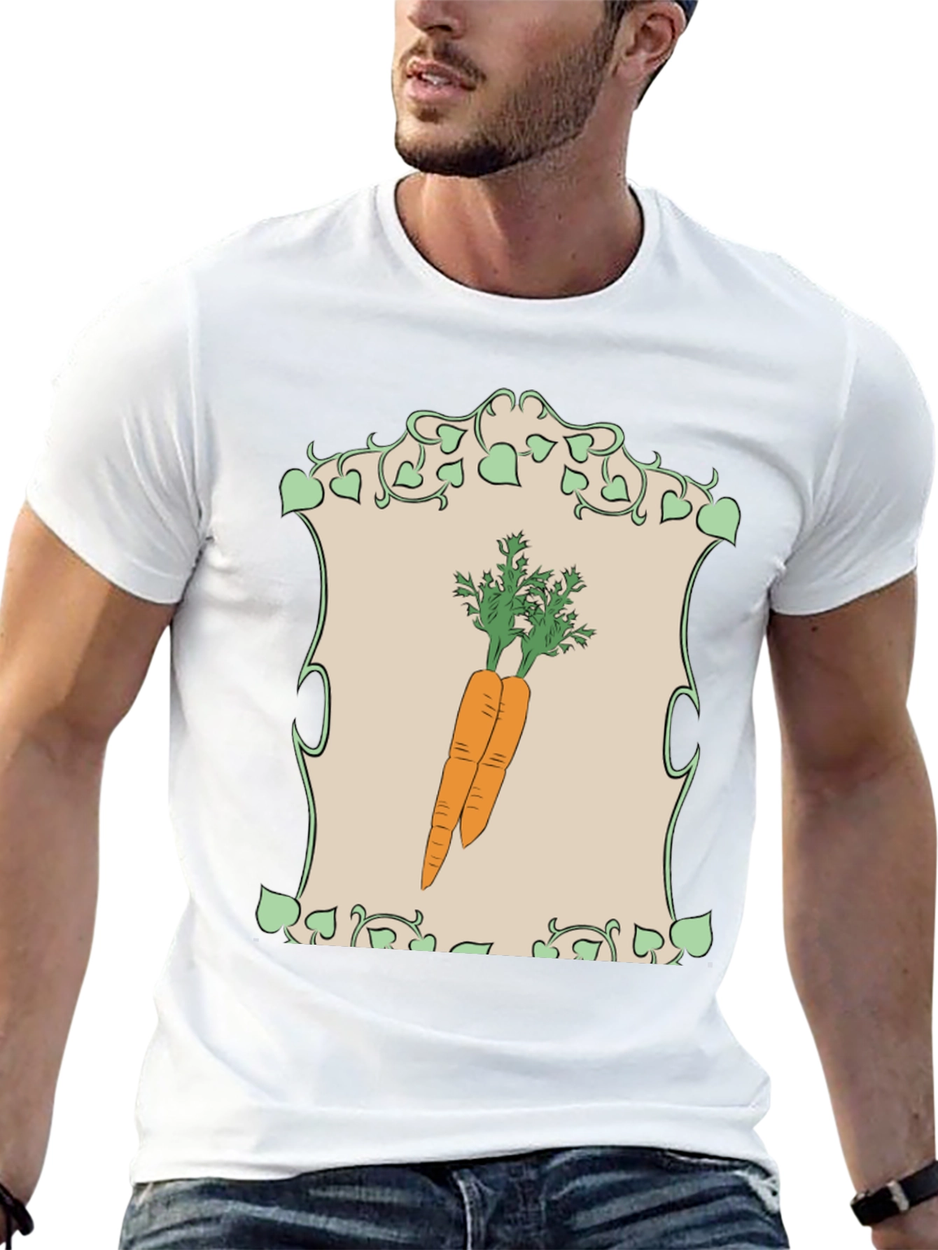 Black Carrot Graphic T-Shirt - Vegetable Lover Apparel view 13