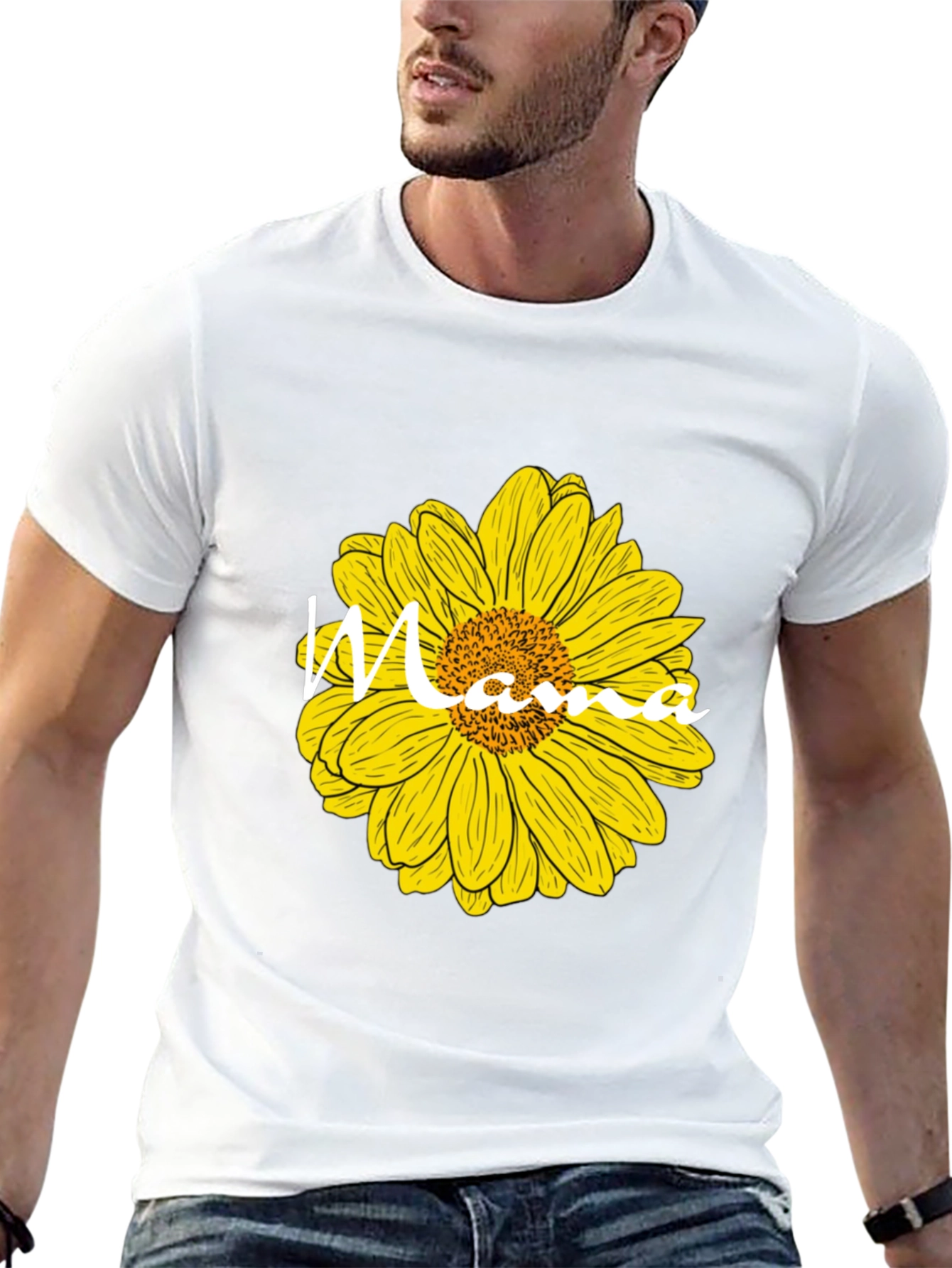Black Mama Sunflower Graphic Tee - Black view 13