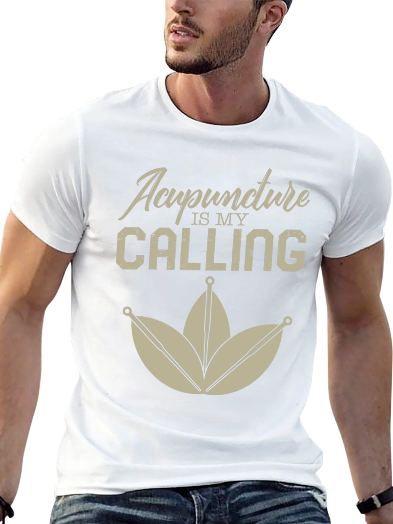Black Acupuncture is My Calling Black T-Shirt view 13