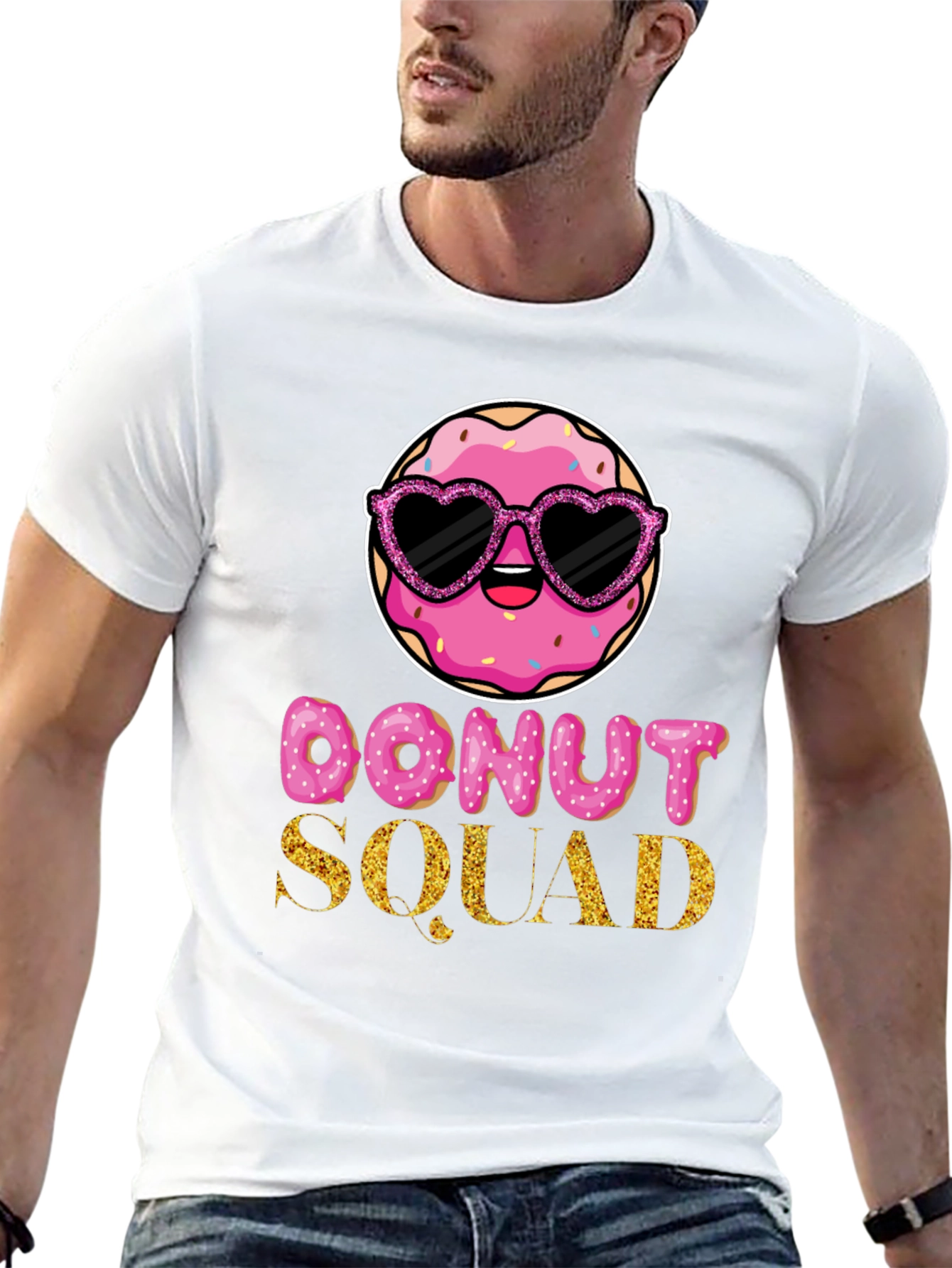 Black Donut Squad Graphic Tee view 13