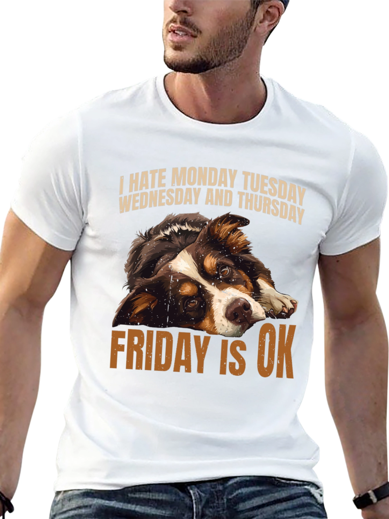 Funny Dog Days of the Week T-Shirt - 13