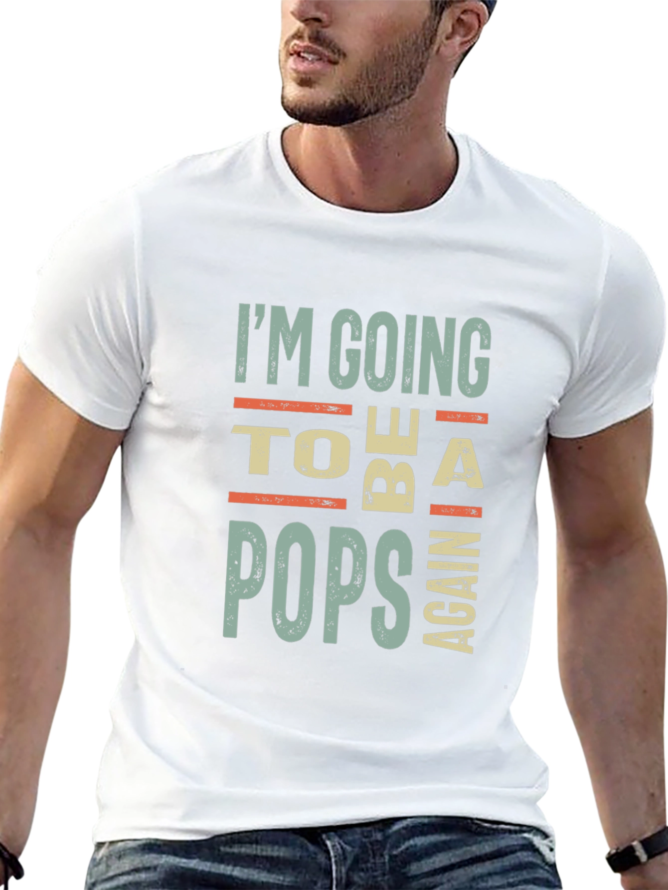 Black I'm Going to Be a Pops Again Graphic Tee view 13