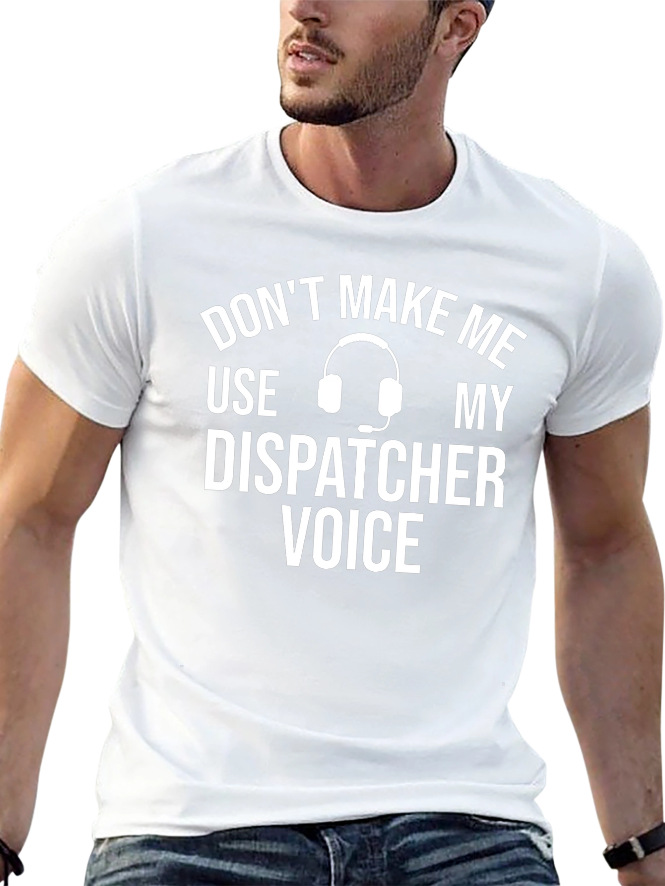 Dispatcher Voice T-Shirt - Funny 911 Operator Tee - 13