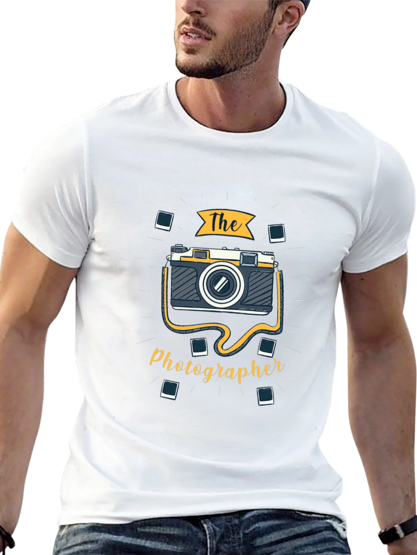 Black The Photographer Graphic T-Shirt - Black view 13