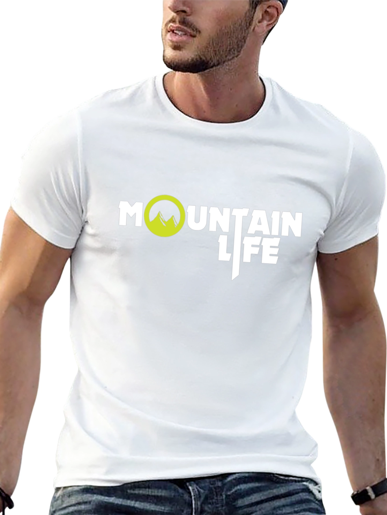 Black Mountain Life Black T-Shirt: Adventure Ready! view 13