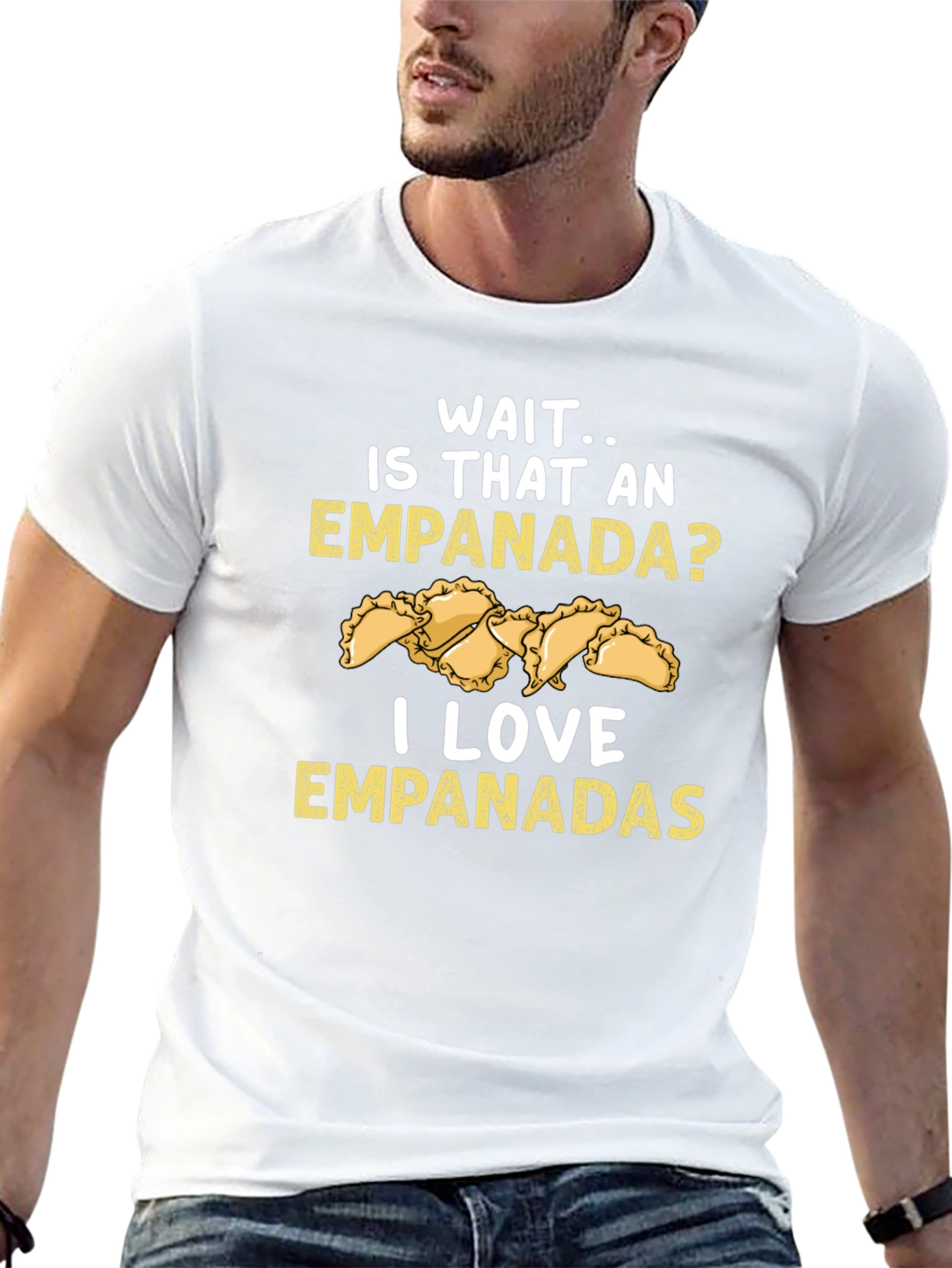 Black Empanada Lover T-Shirt - Funny Foodie Gift view 13