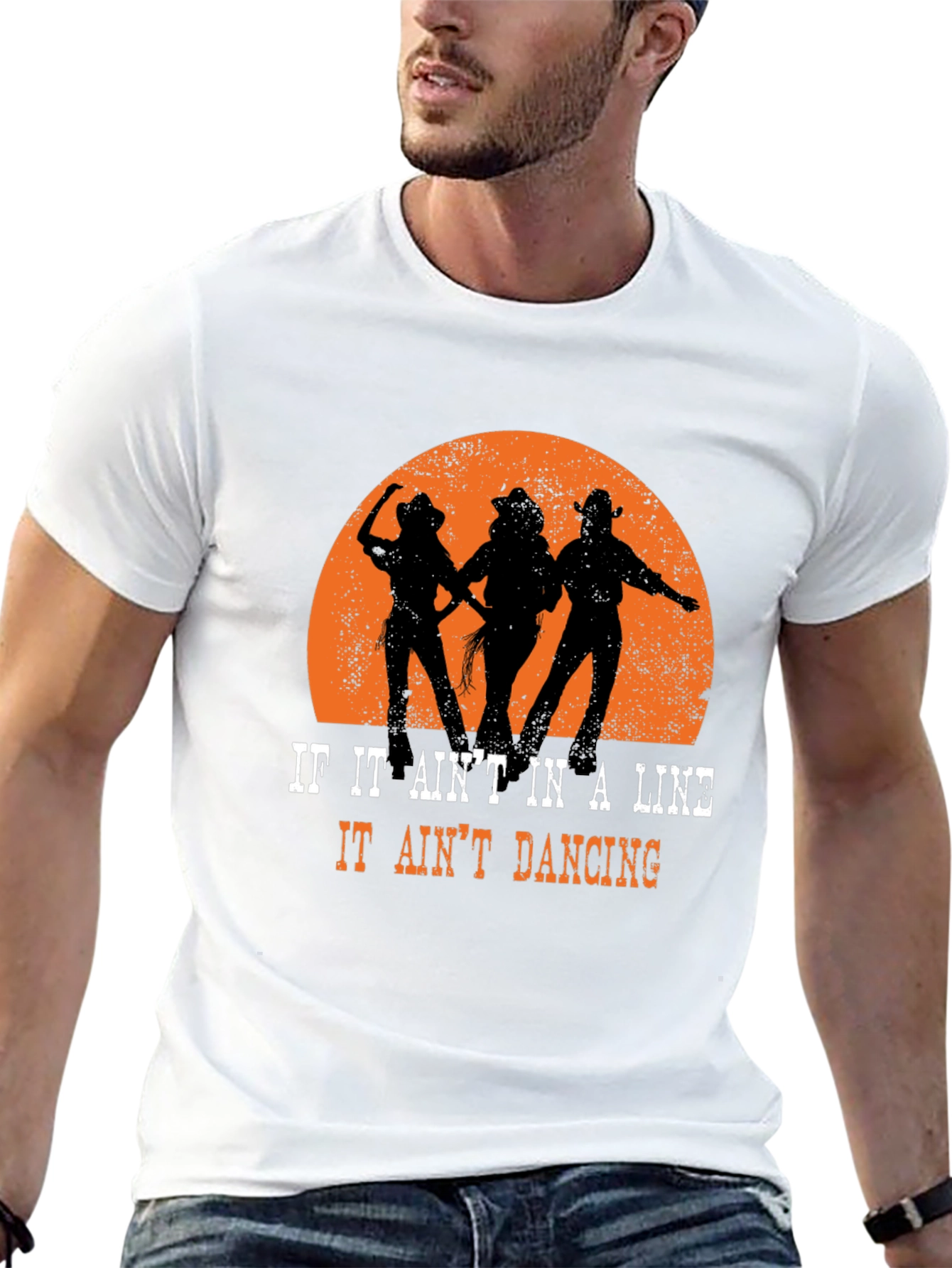Line Dancing Graphic Tee - Western Style T-Shirt - 13