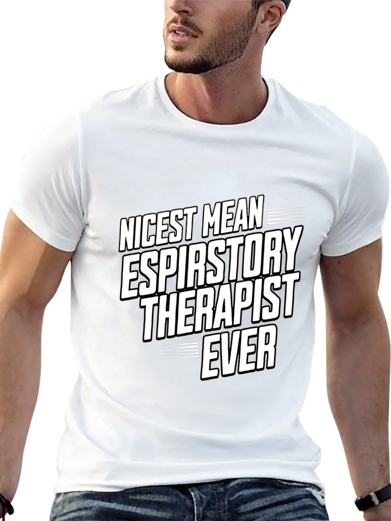 Black Nicest Respiratory Therapist Ever T-Shirt view 13
