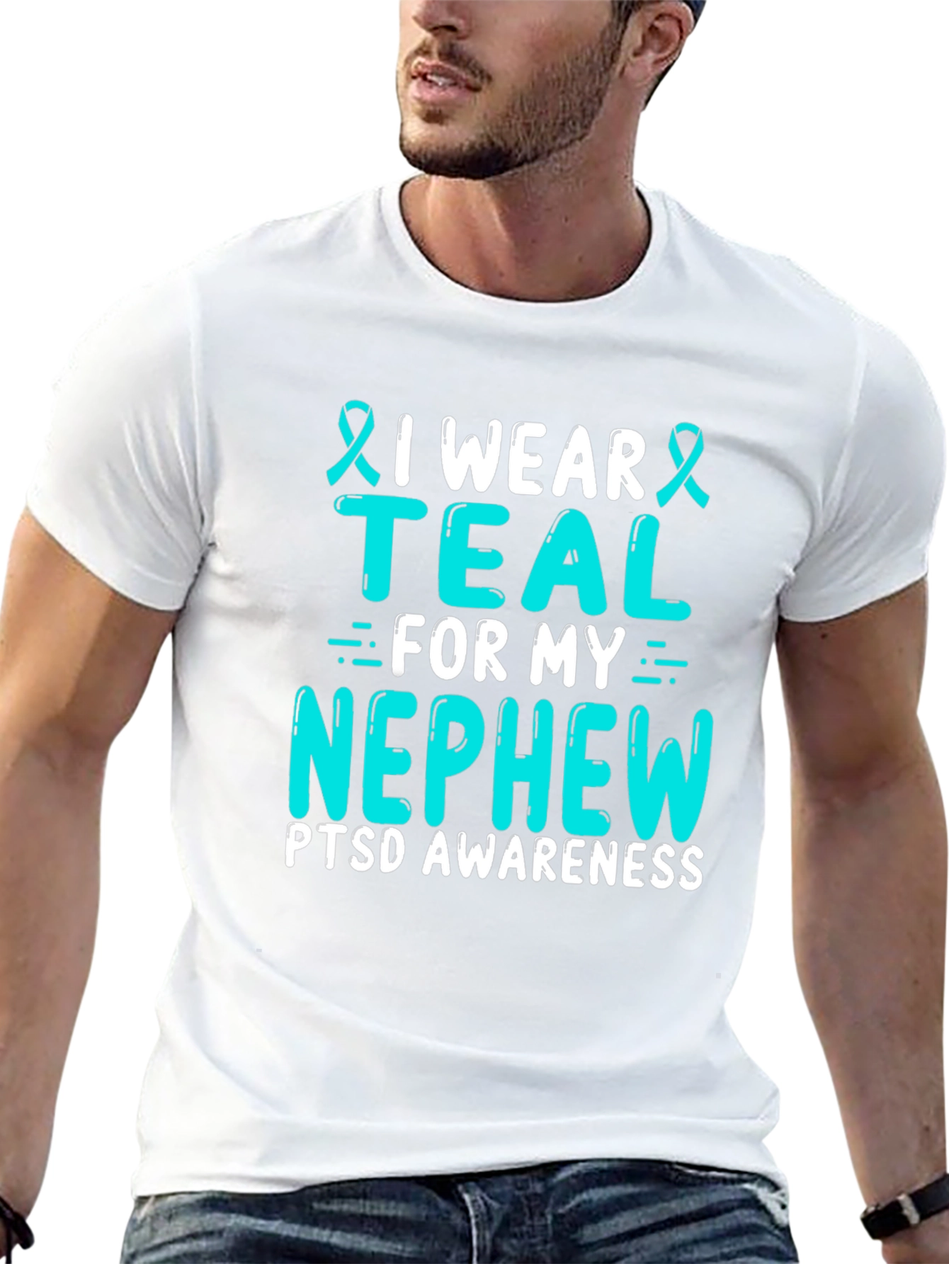 Teal PTSD Awareness T-Shirt - 13