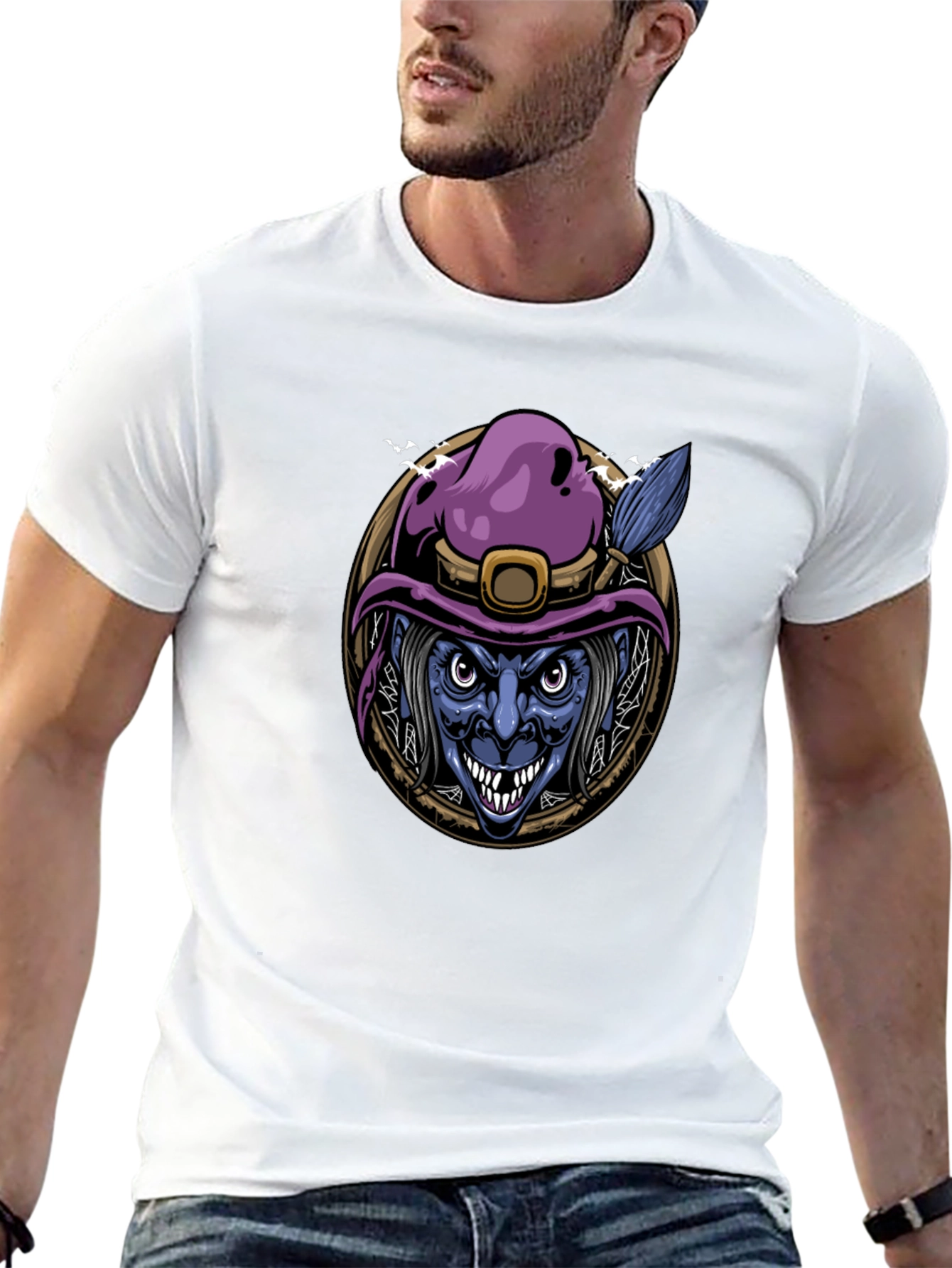 Wicked Witch Graphic Tee - Halloween Style - 13