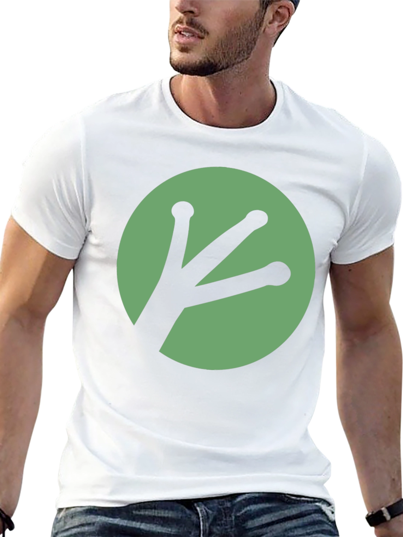 Black Frog Footprint T-Shirt - Funky & Unique Design view 13