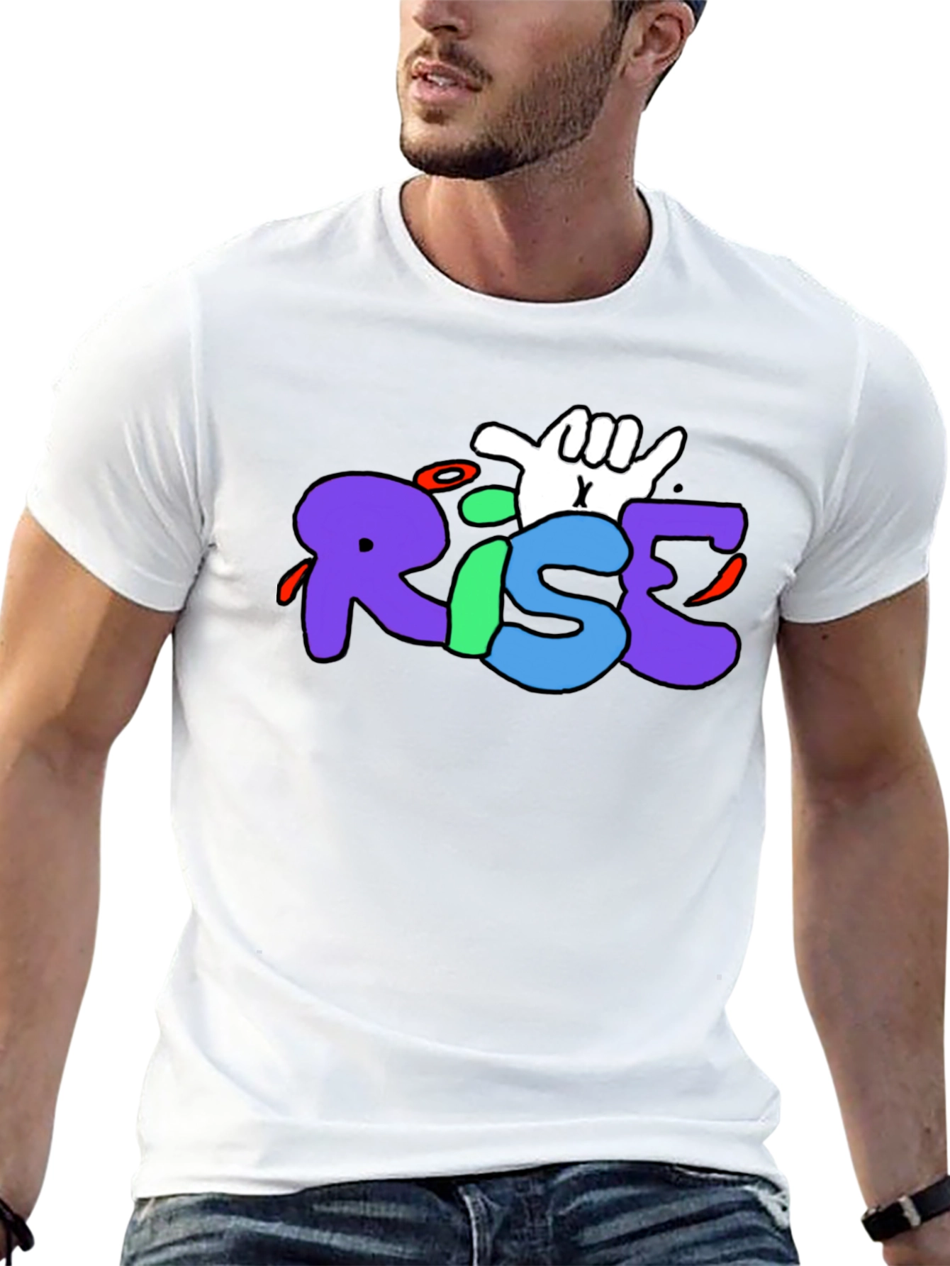 RISE Graphic T-Shirt - Streetwear Style - 13
