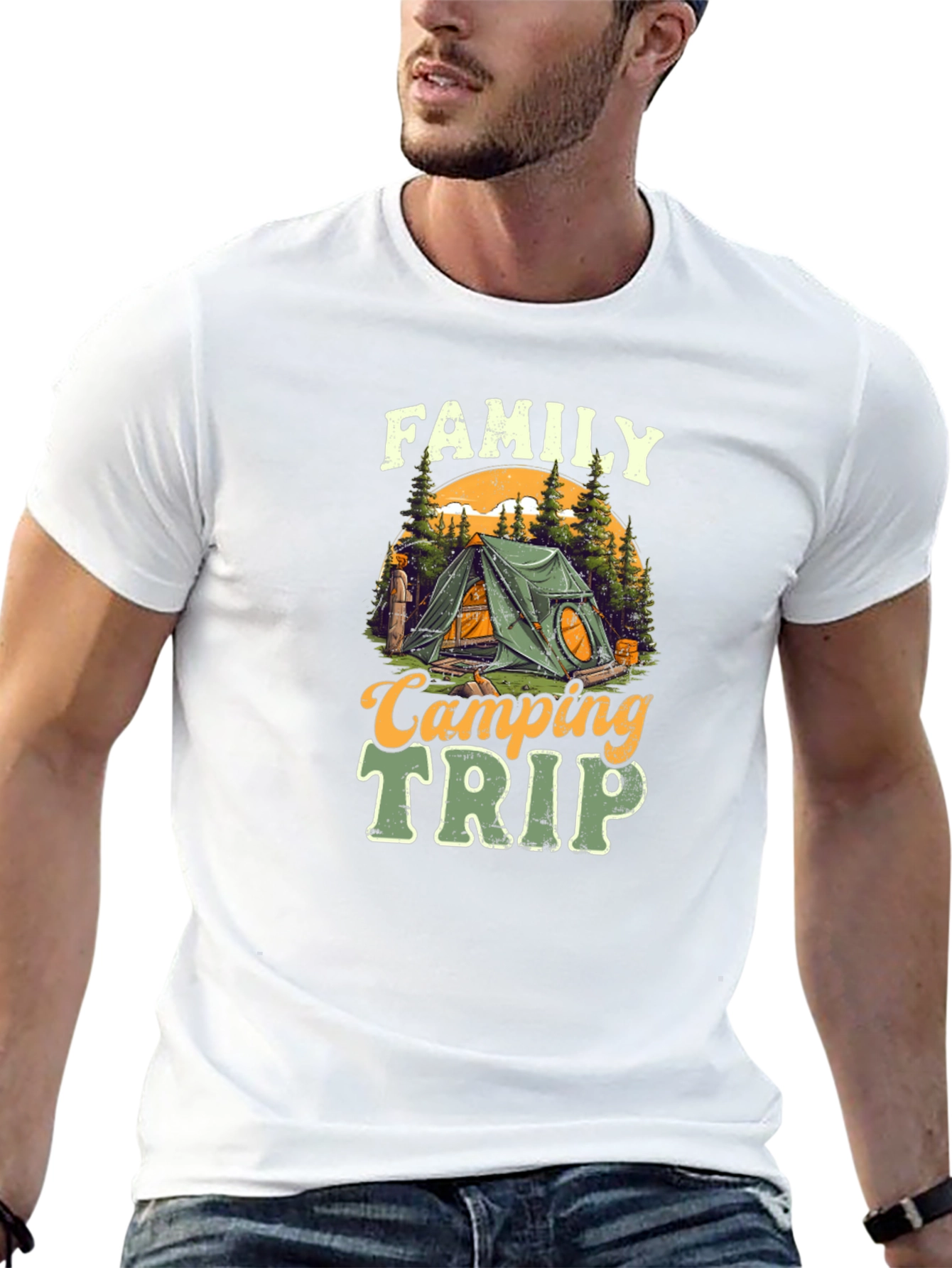 Black Family Camping Trip Graphic Tee - Adventure Ready view 13