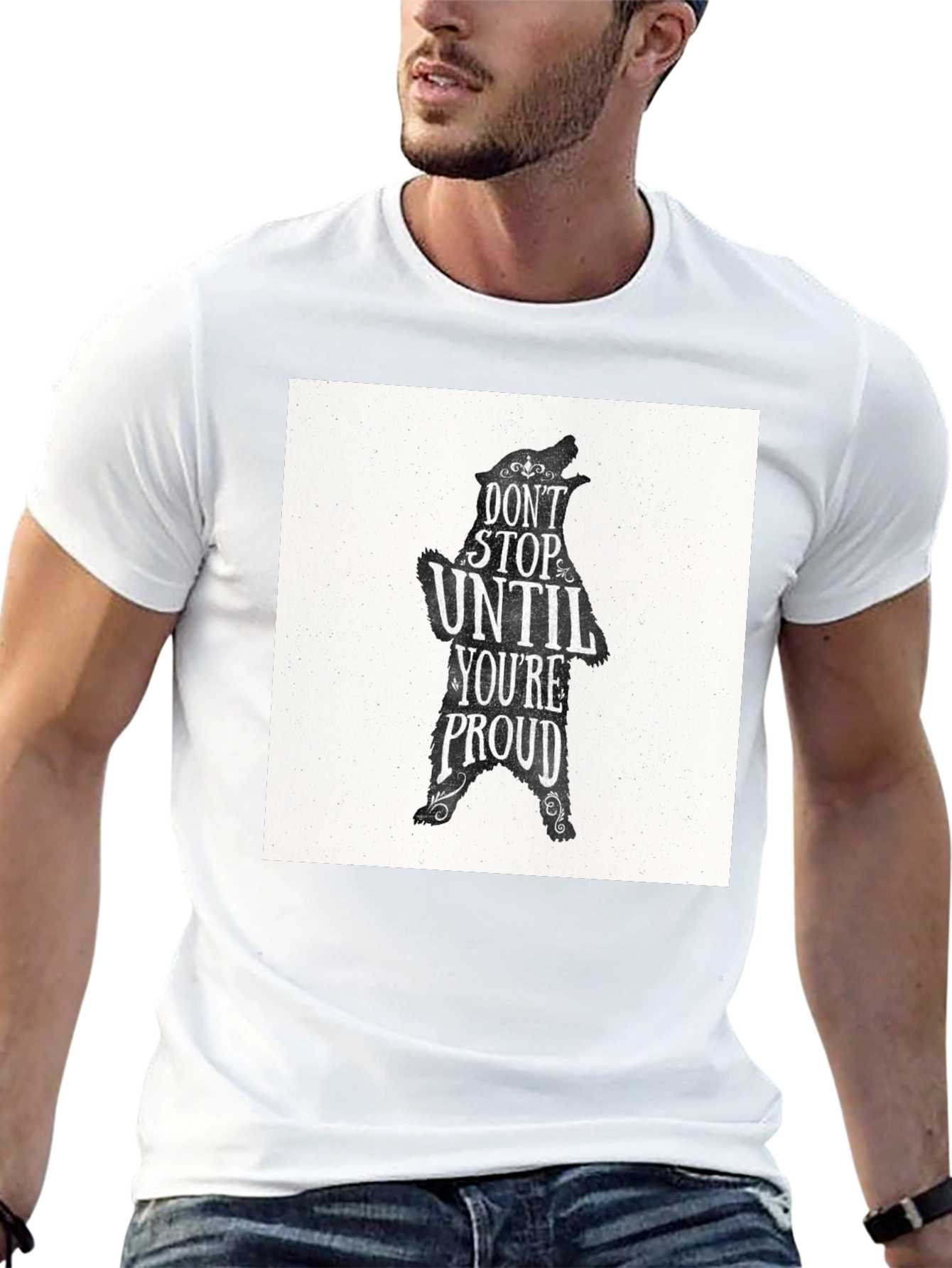 Black Black Bear 'Don't Stop' Graphic T-Shirt view 13