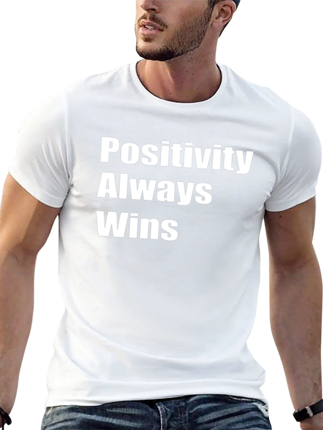 Black Positivity Always Wins Black T-Shirt view 13