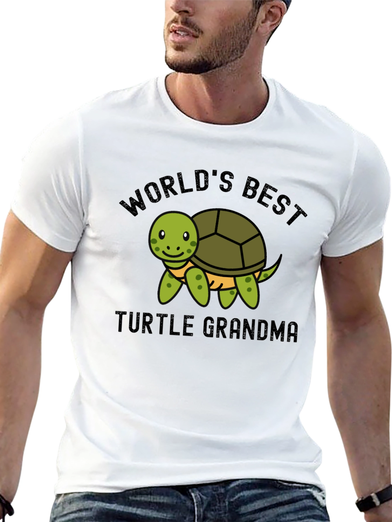 Black World's Best Turtle Grandma T-Shirt view 13