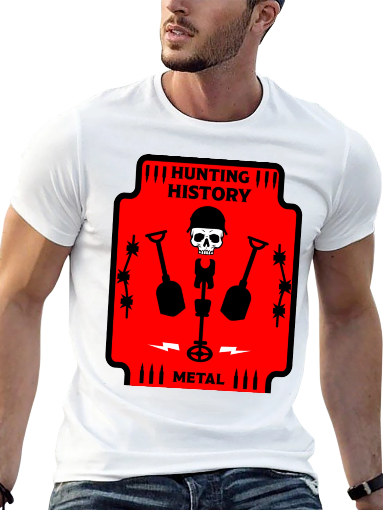 Hunting History Metal Detector T-Shirt - 13