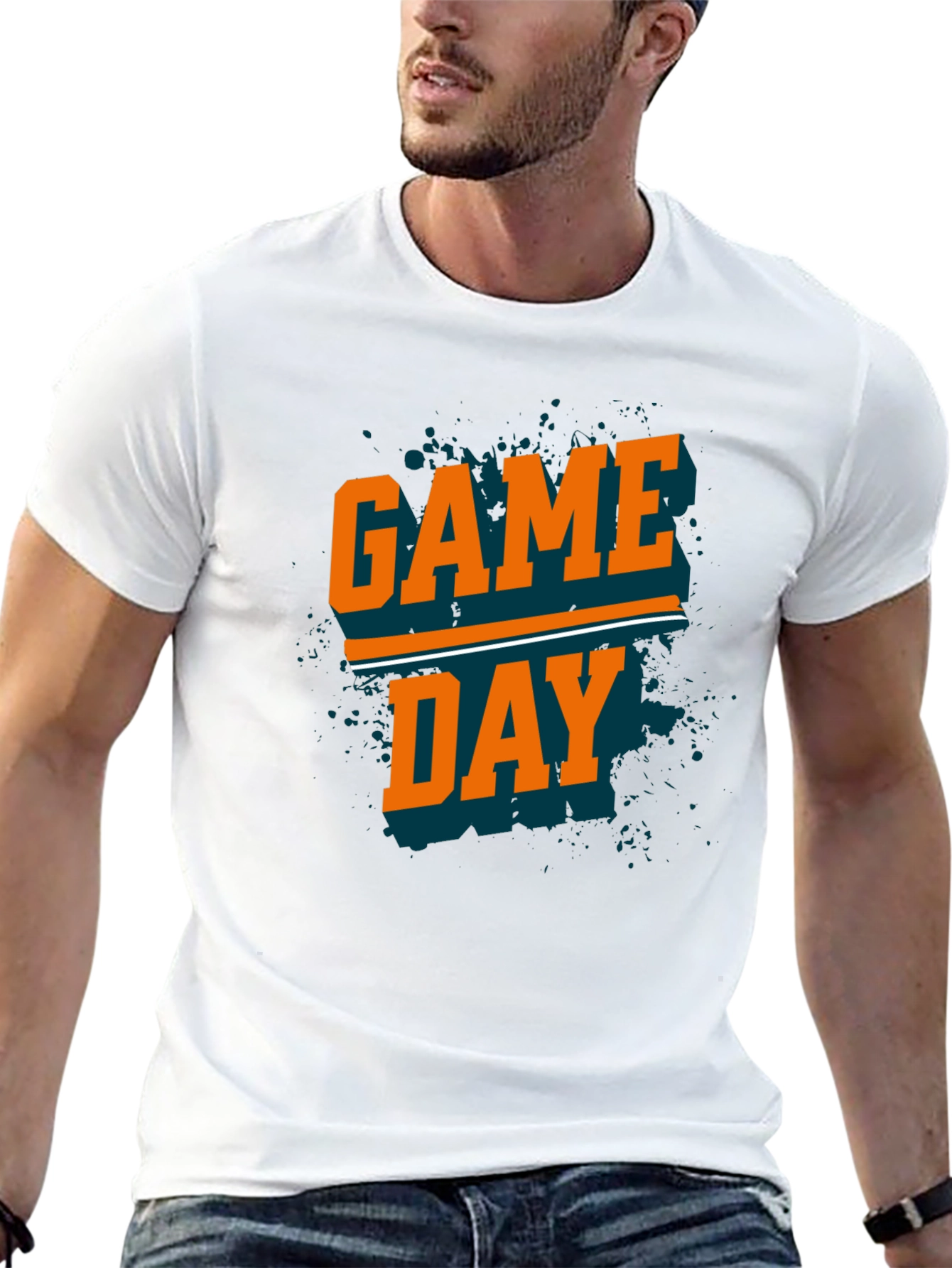 Black Game Day T-Shirt - Black view 13