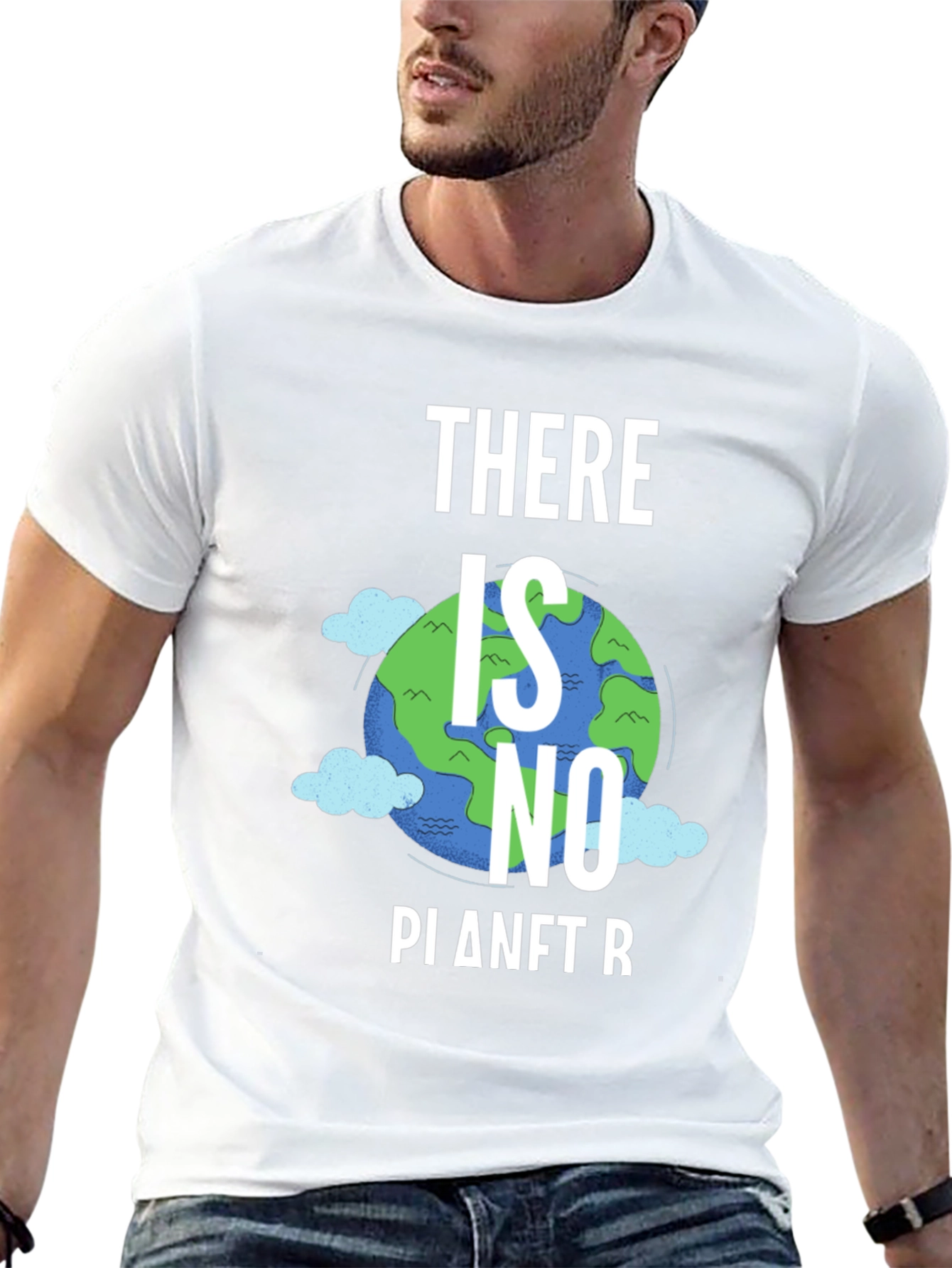 Black There Is No Planet B Graphic Tee view 13