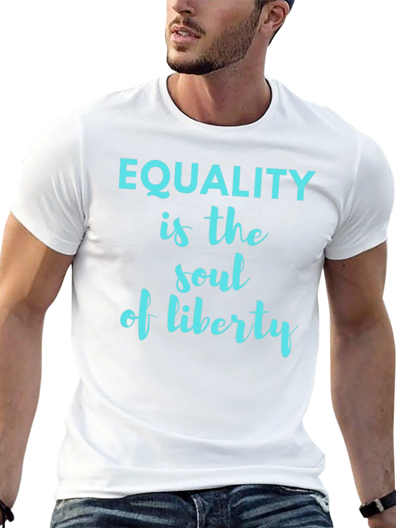 Black Equality is the Soul of Liberty Graphic Tee view 13