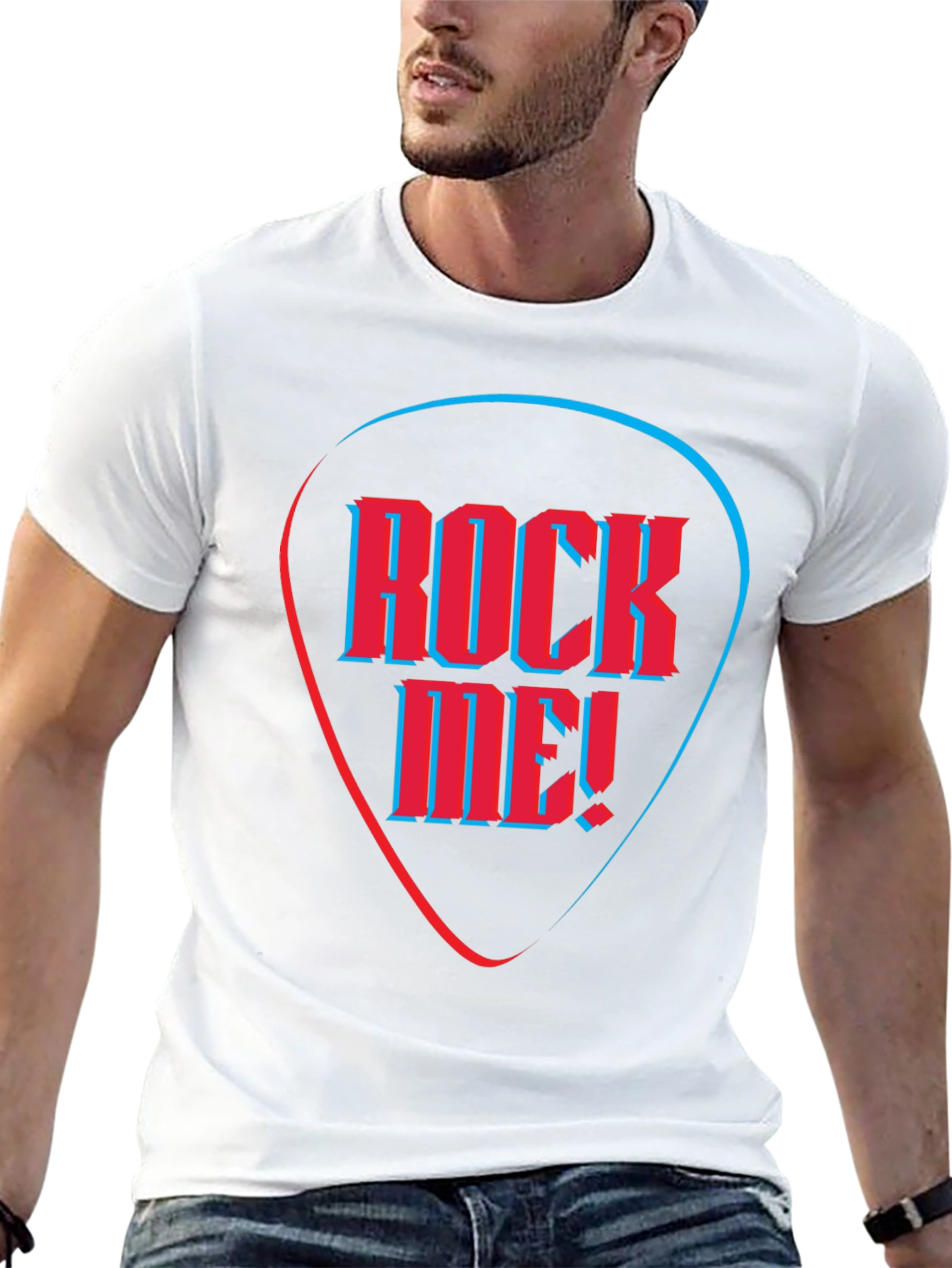 Black Rock Me Graphic Tee - Stylish Musician T-Shirt view 13