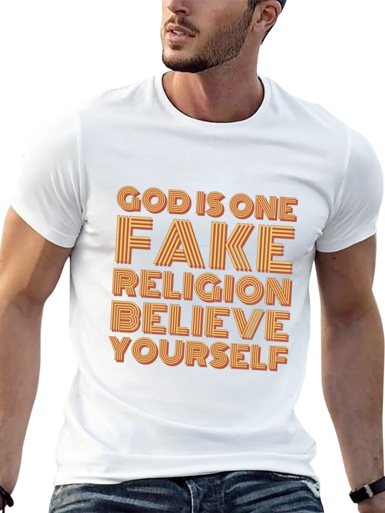 Black God is One T-Shirt Believe Yourself Tee view 13