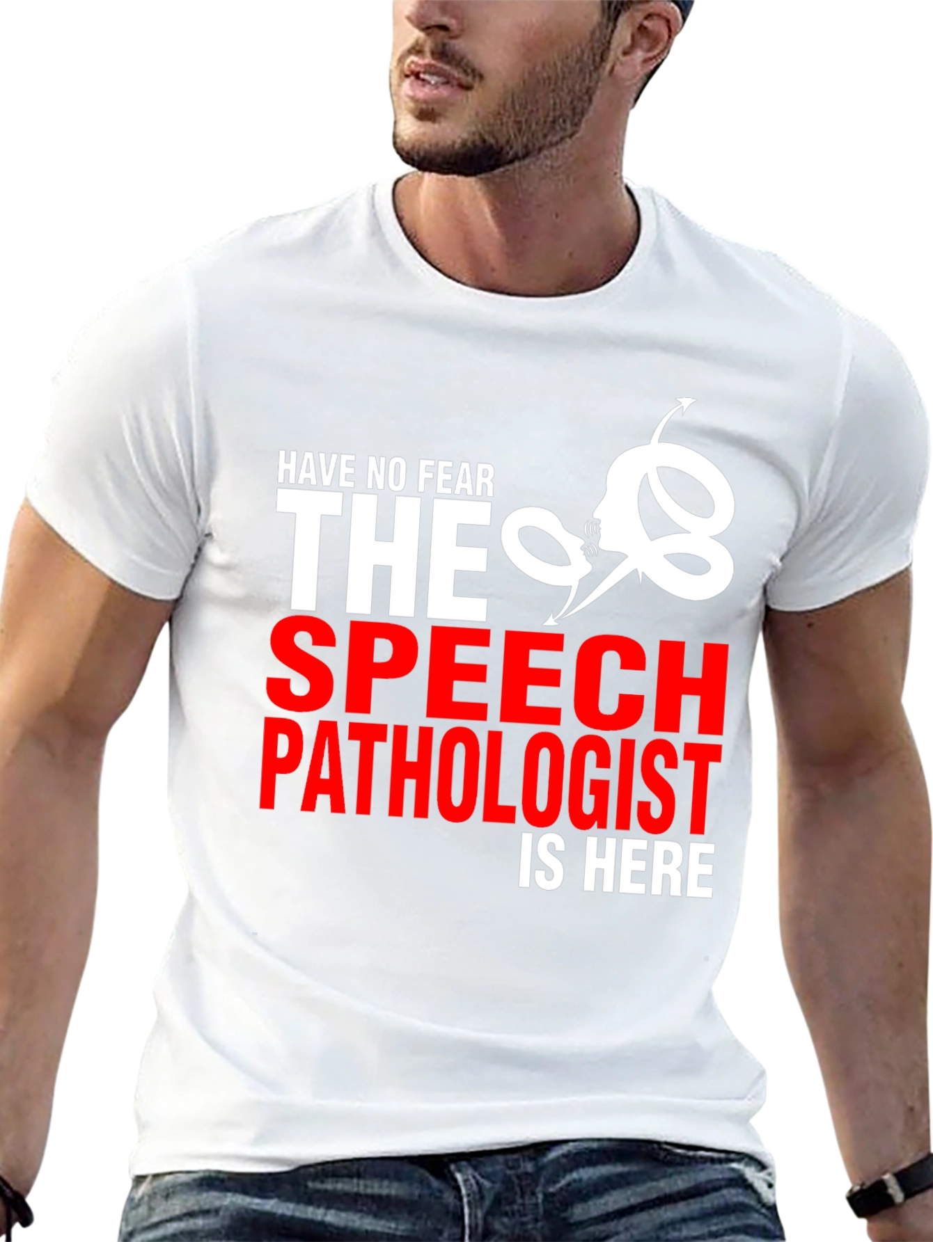Black Speech Pathologist T-Shirt - Have No Fear! view 13