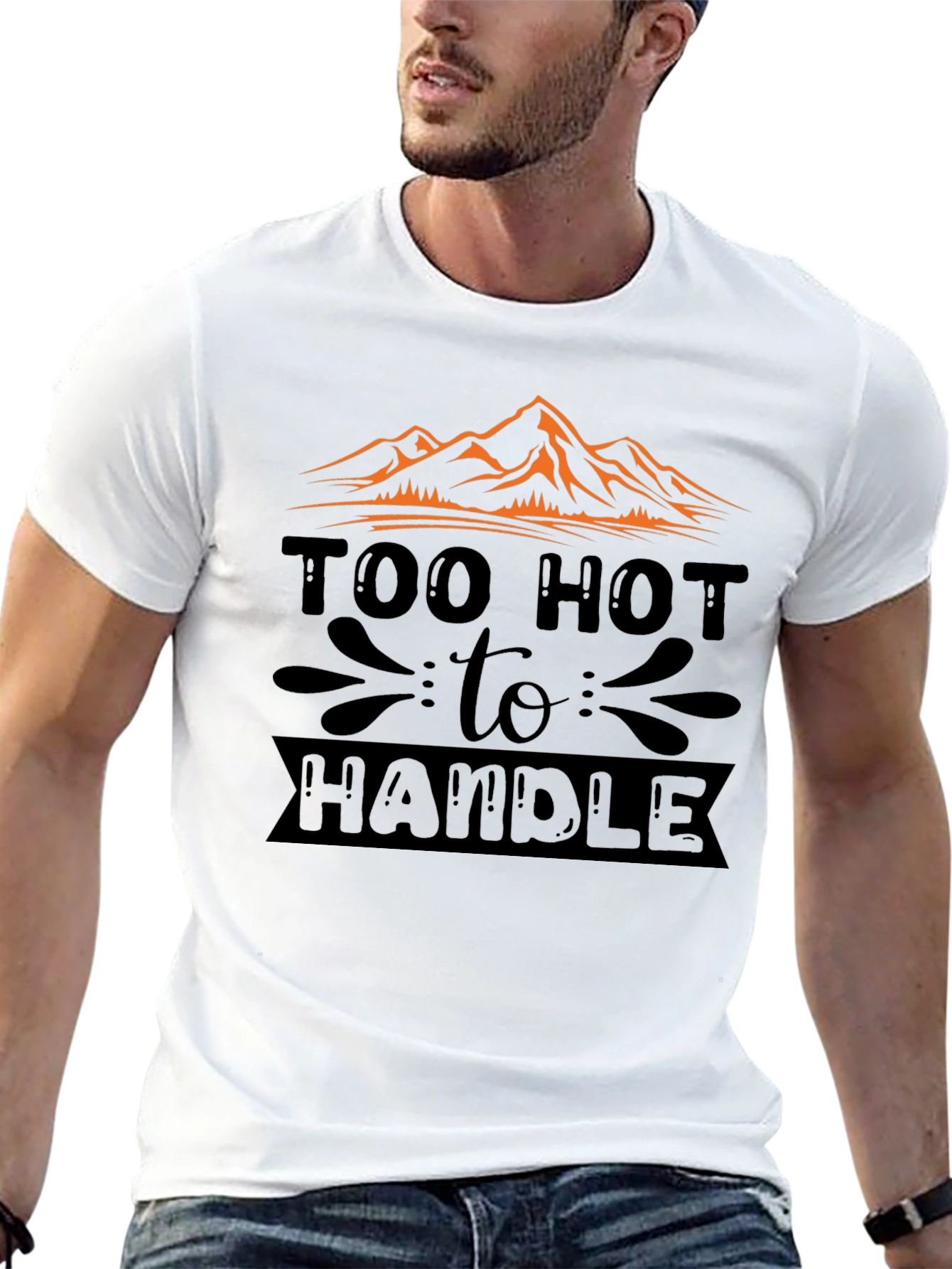 Black Too Hot To Handle Graphic Tee view 13