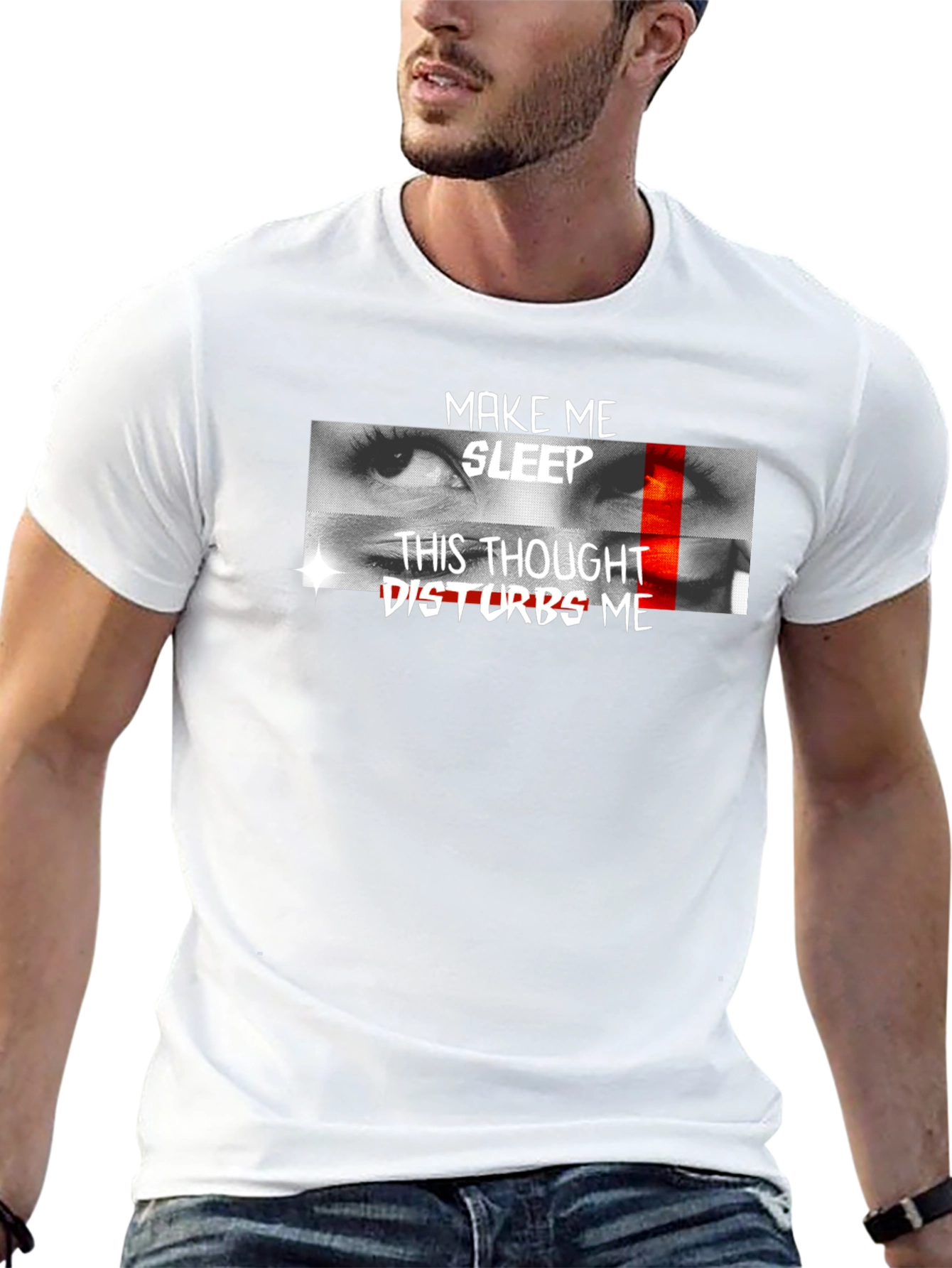 Black Make Me Sleep Graphic Tee - Dark Humor Novelty Shirt view 13