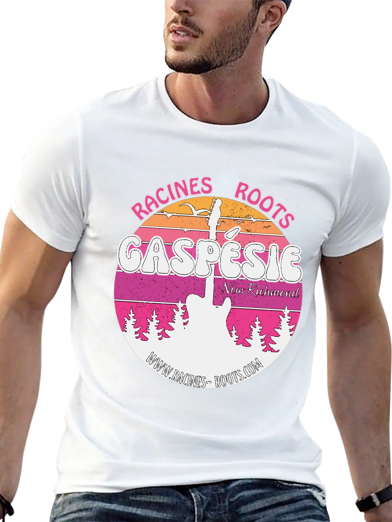 Black Racines Roots Gaspesie Black T-Shirt view 13