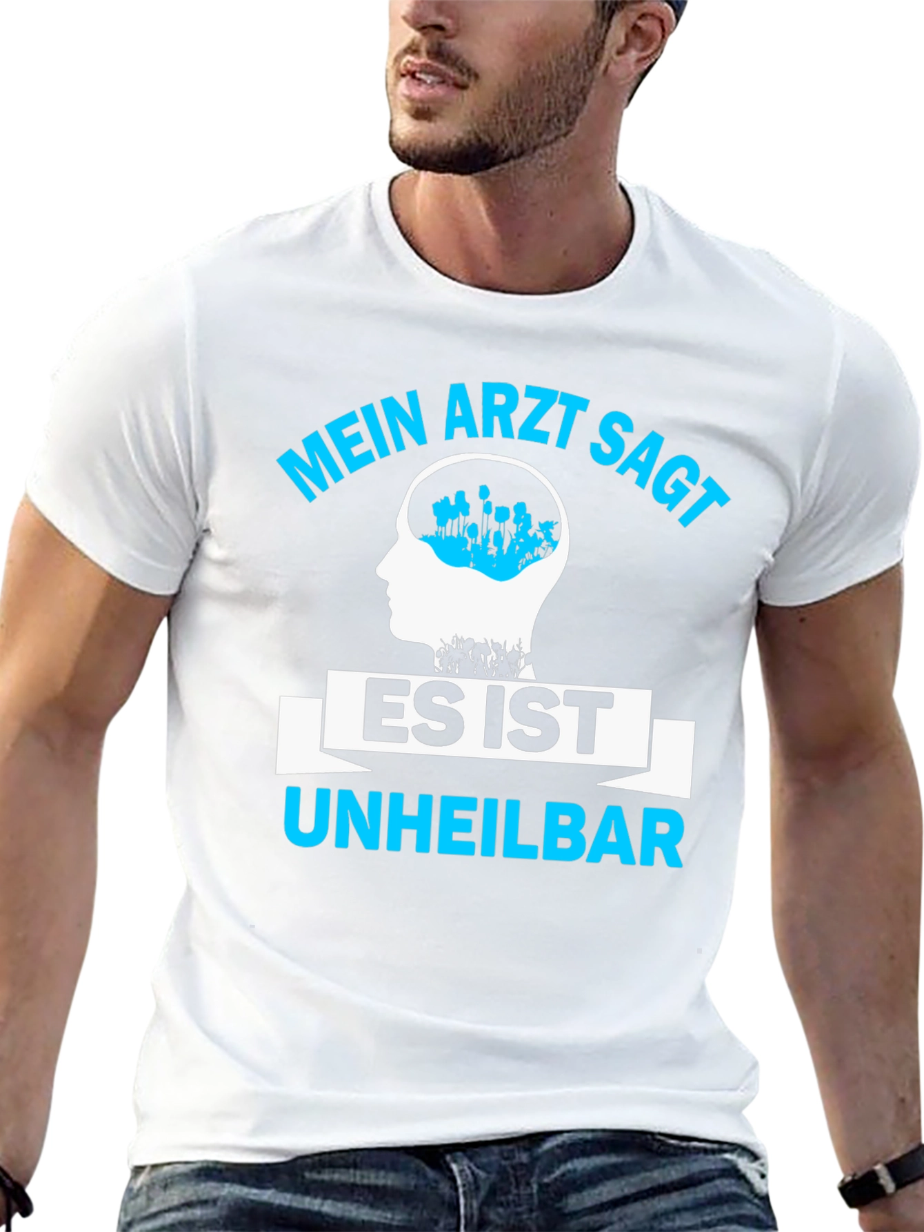 Black Mein Arzt Sagt Shirt - Incurable Fan T-Shirt view 13