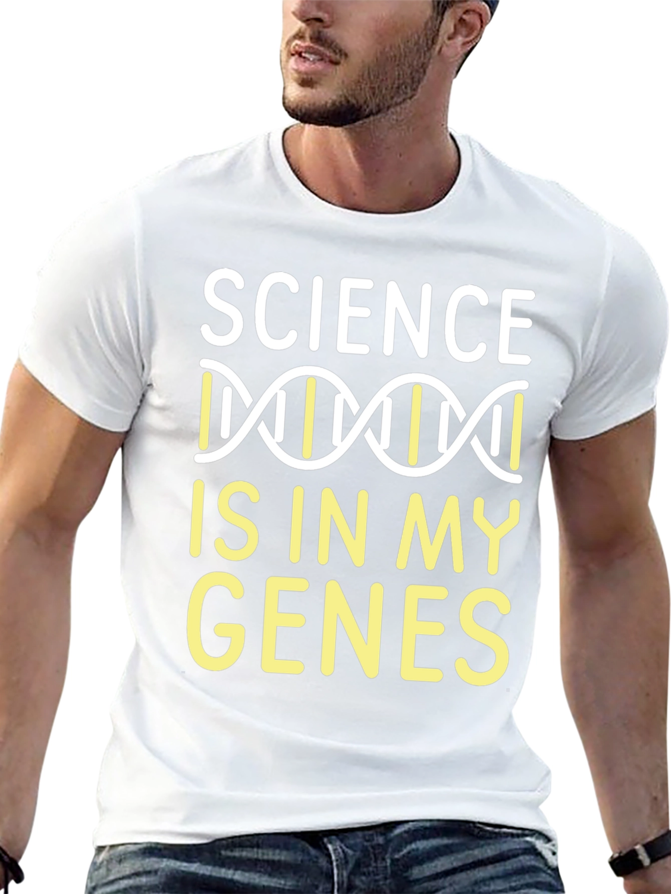 Black Science Is In My Genes T-Shirt view 13