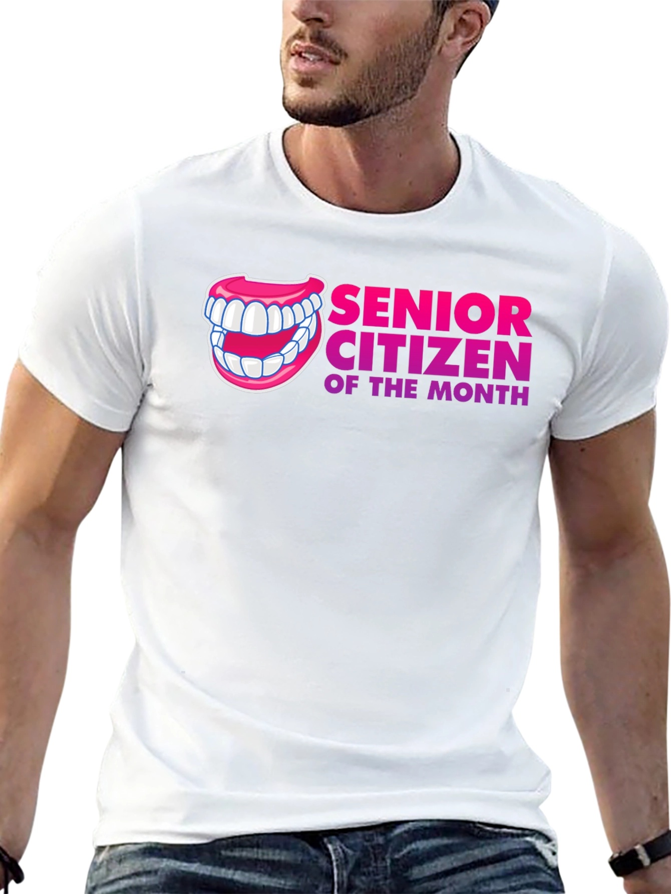 Black Senior Citizen of the Month Graphic T-Shirt view 13