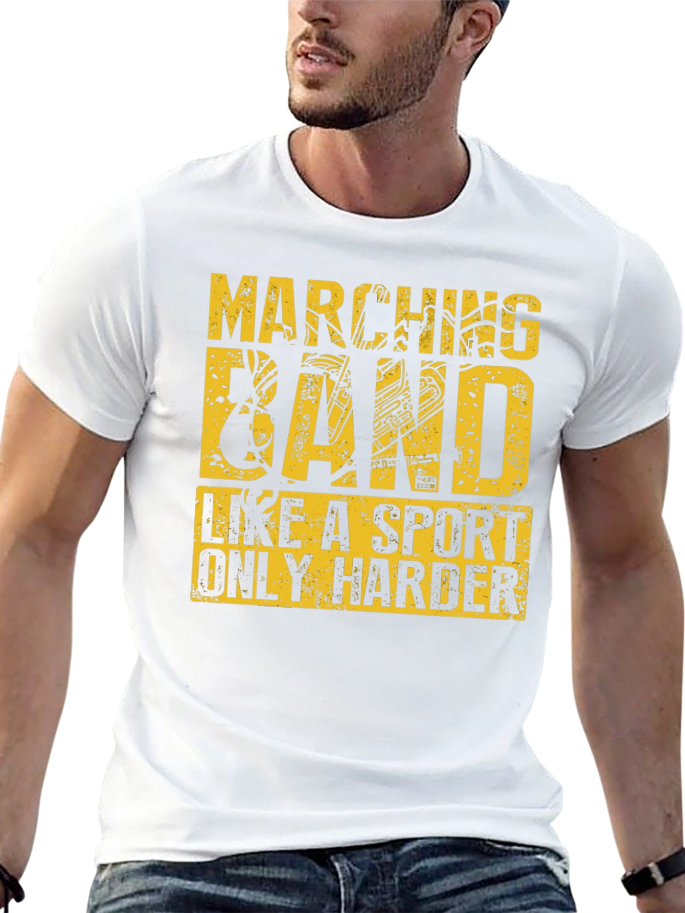 Black Marching Band is Like a Sport T-Shirt view 13