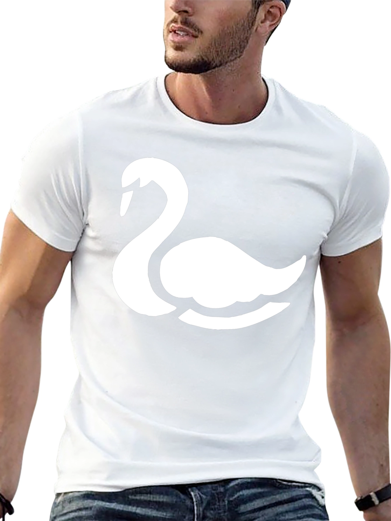 Black Swan Graphic Black T-Shirt - Stylish & Comfortable view 13