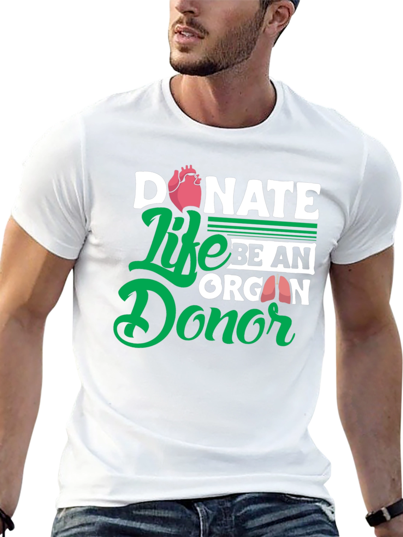 Donate Life Organ Donor Graphic T-Shirt - 13