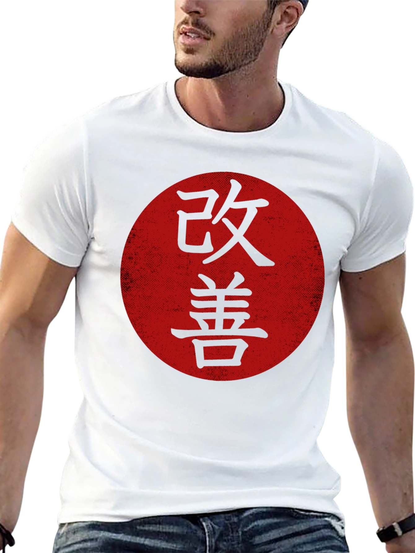 Black Kaizen T-Shirt Japanese Improvement Zen Black Tee view 13