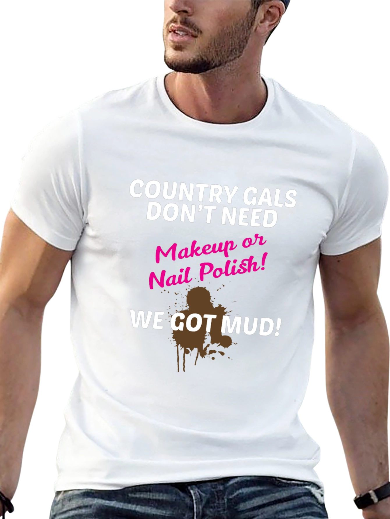 Black Country Gals Mud T-Shirt Funny Graphic Tee view 13
