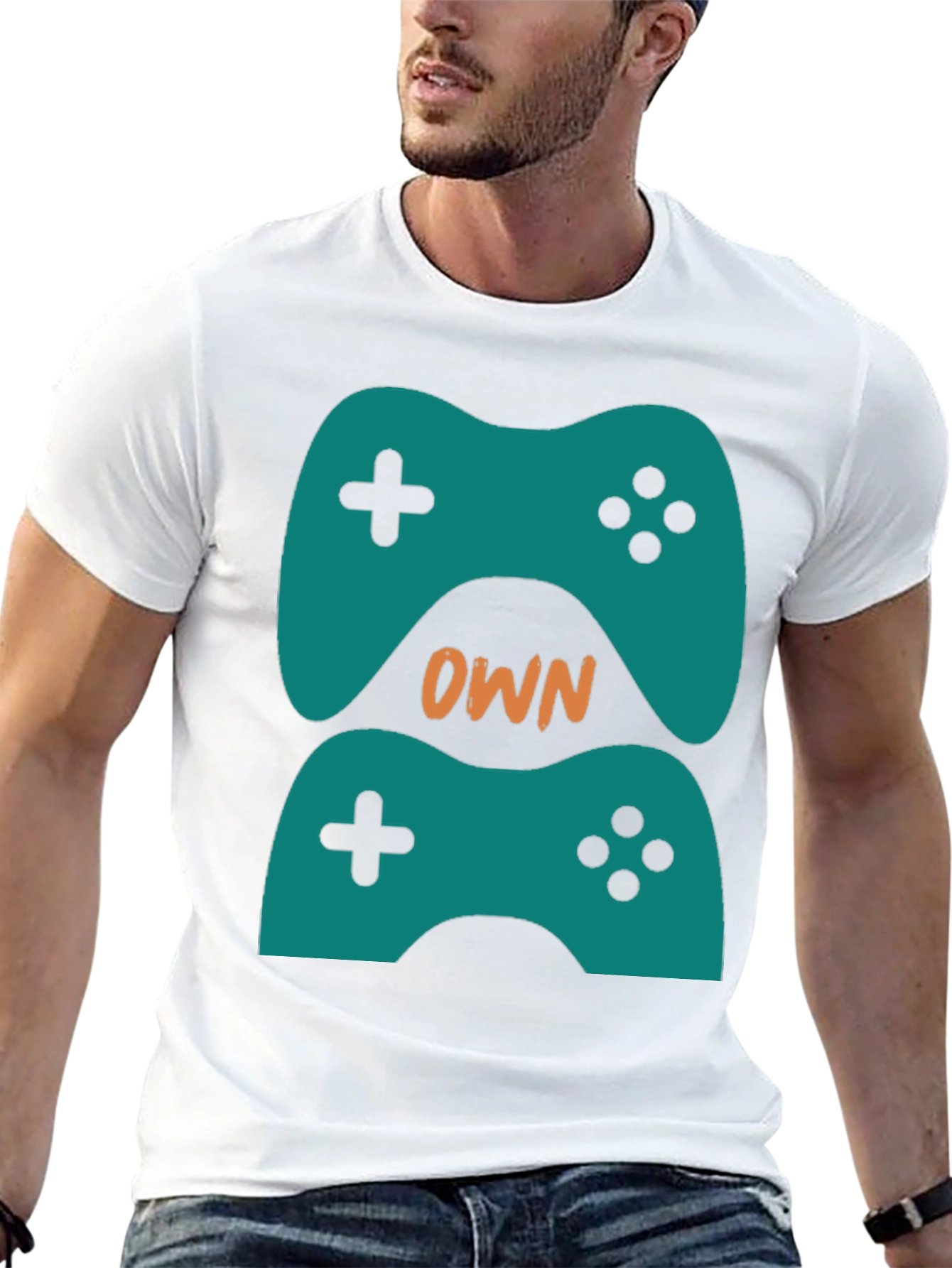 Black Own the Game T-Shirt - Gamer Style Tee view 13