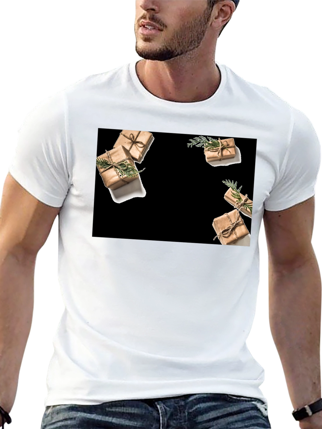 Black Gifts All Around T-Shirt, Black view 13