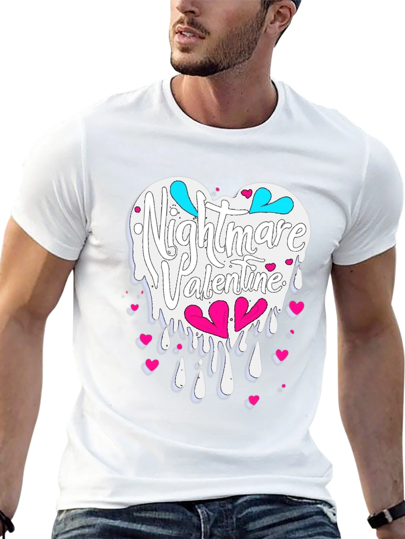 Black Nightmare Valentine T-Shirt view 13