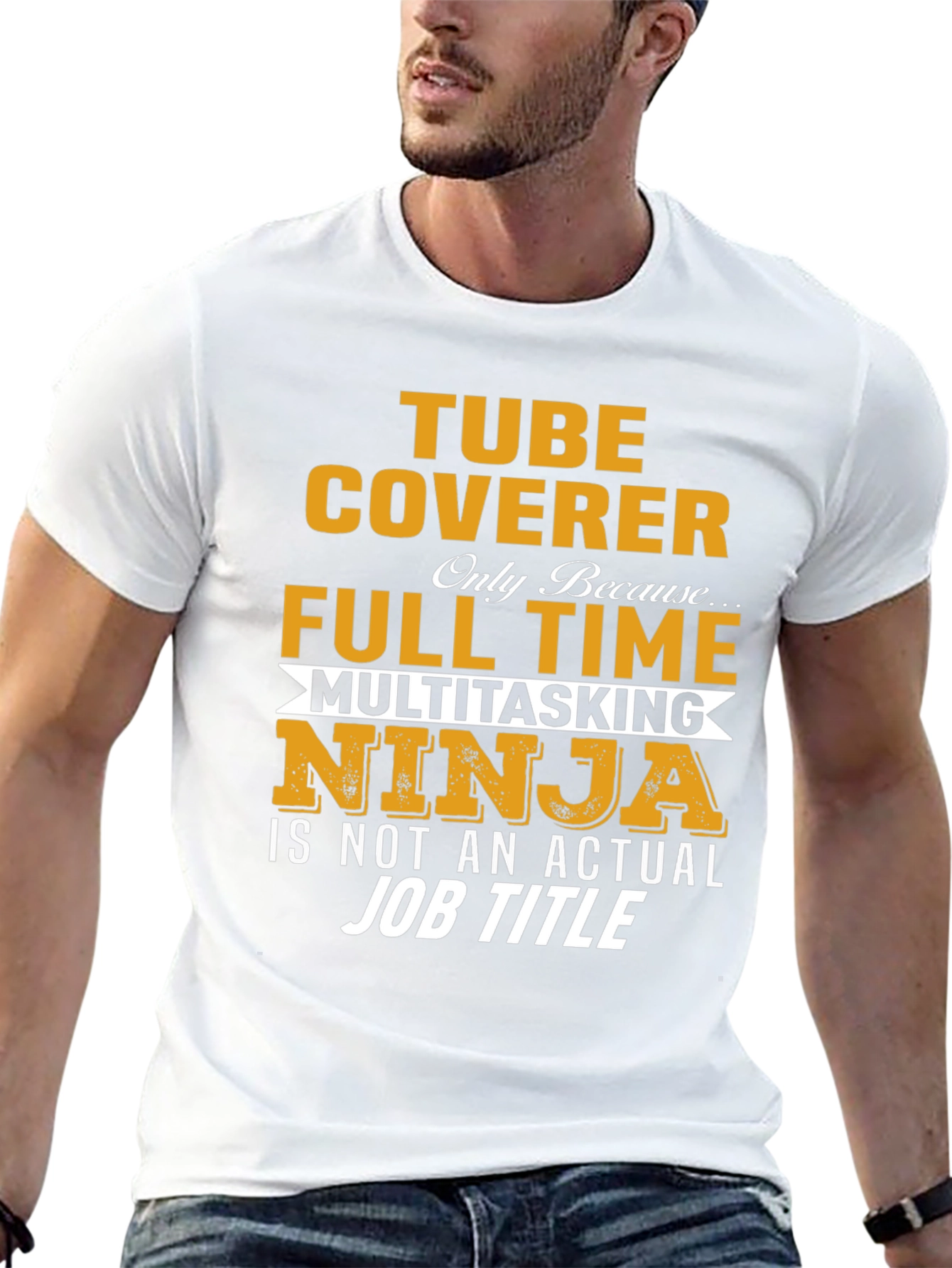 Black Tube Coverer Ninja Graphic Tee view 13