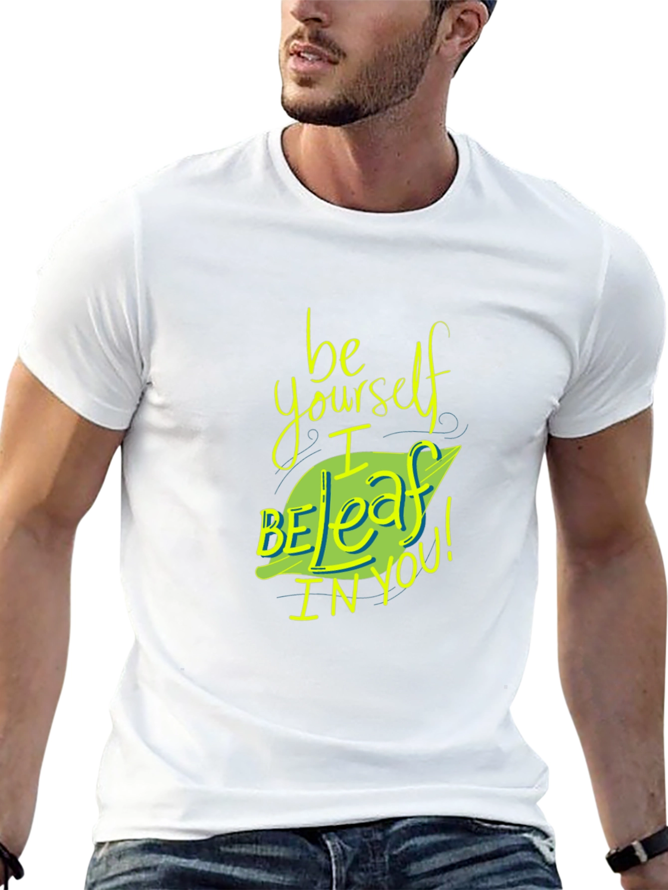 Black Be Yourself I Beleaff In You T-Shirt view 13