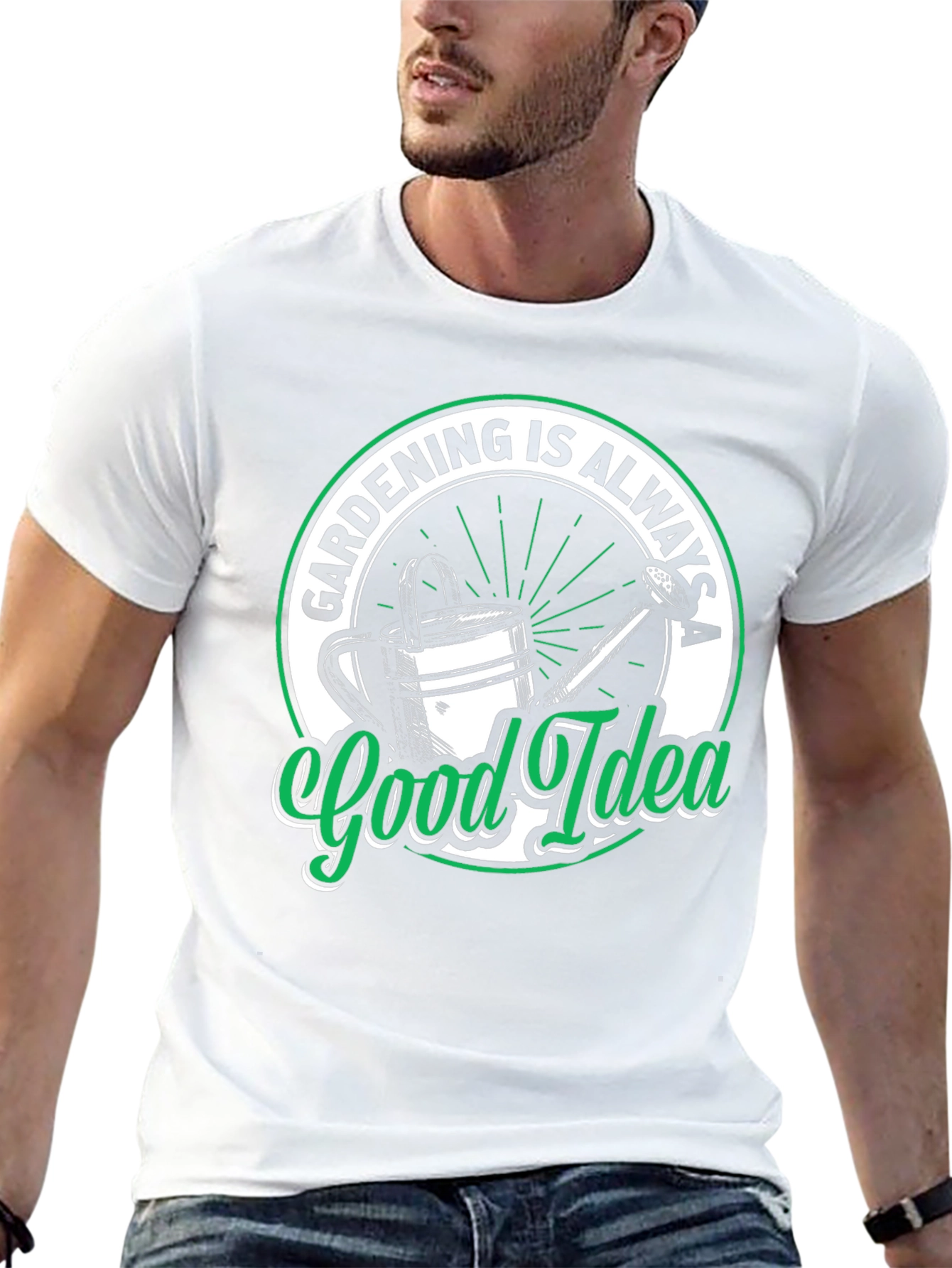 Black Gardening is Always a Good Idea T-Shirt view 13