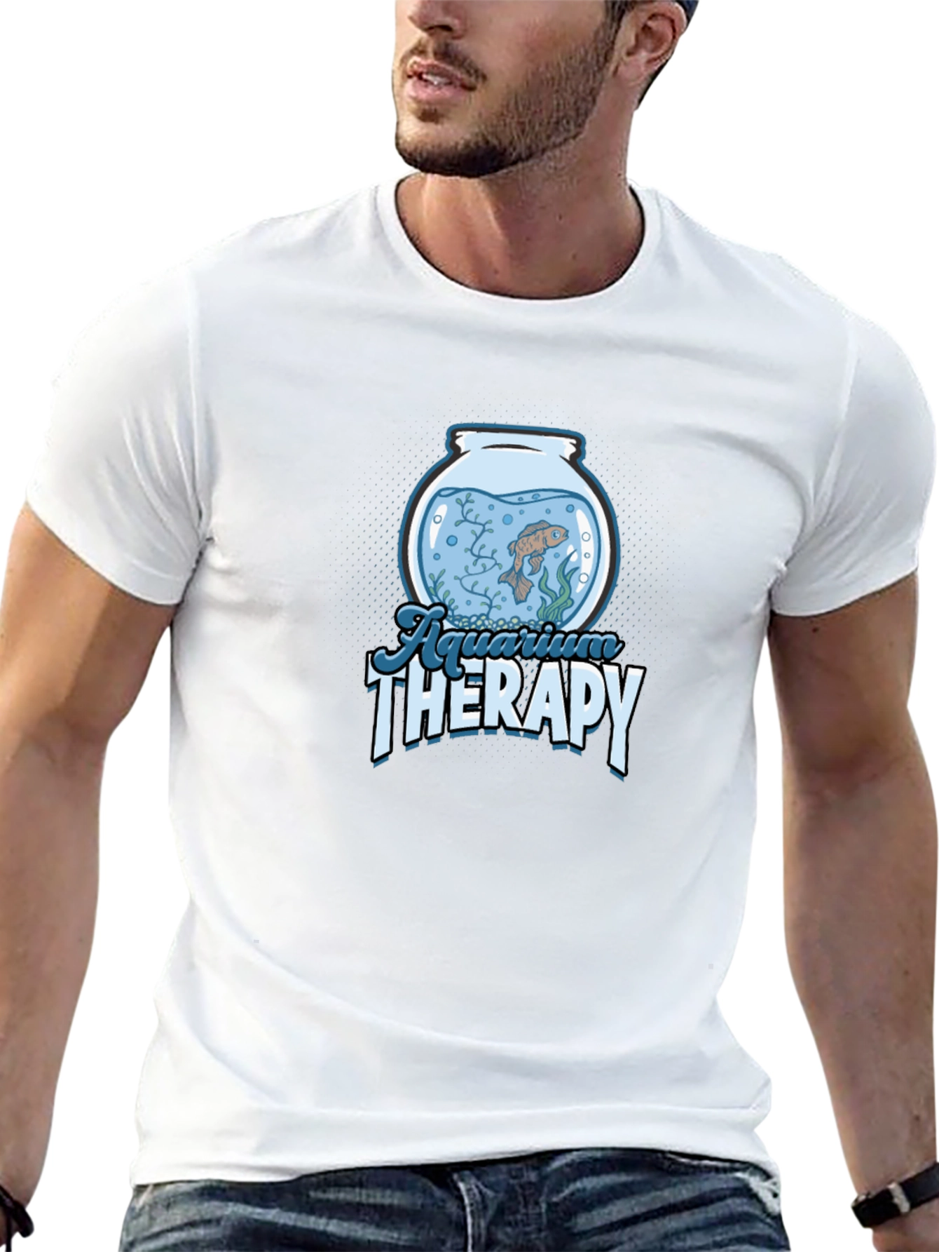 Aquarium Therapy Graphic T-Shirt - 13
