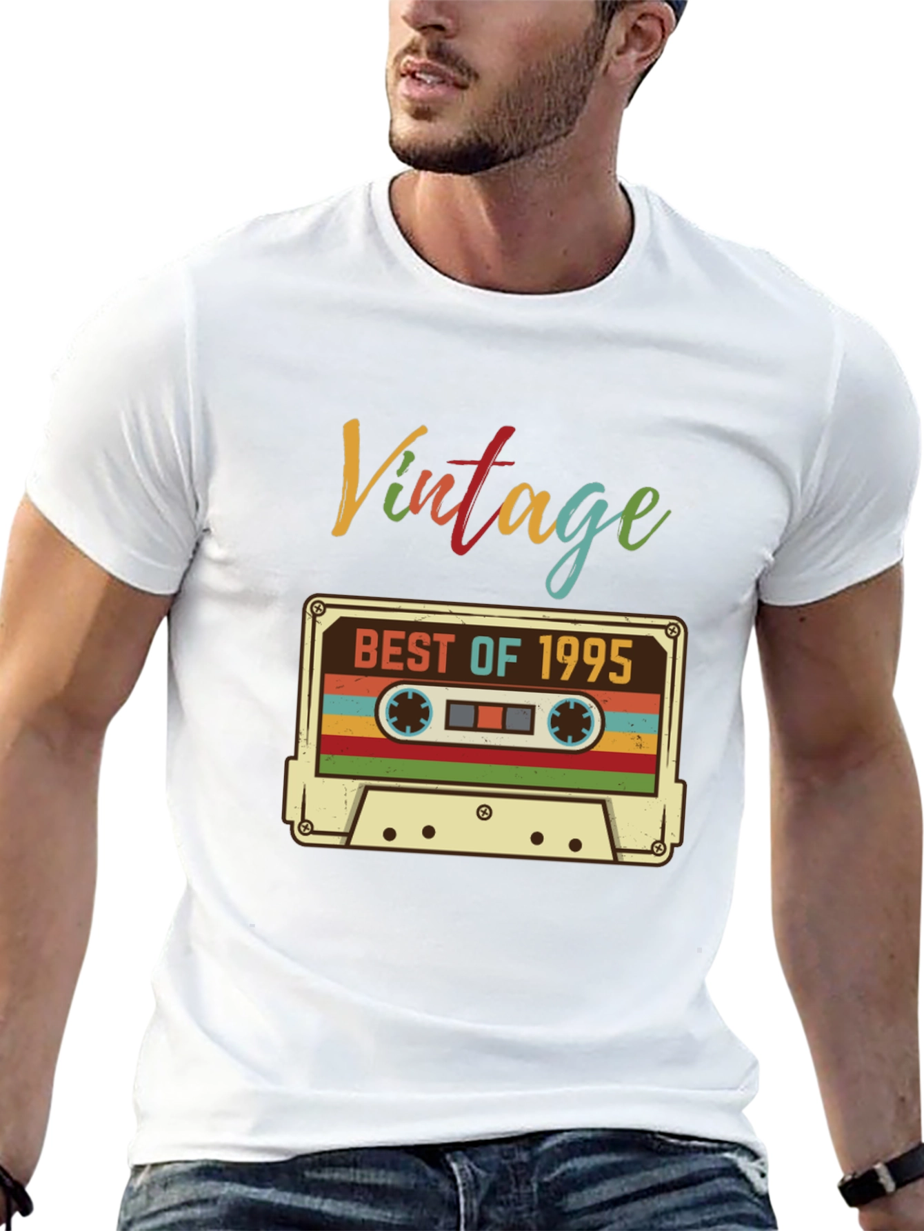 Black Vintage 1995 Cassette T-Shirt view 13