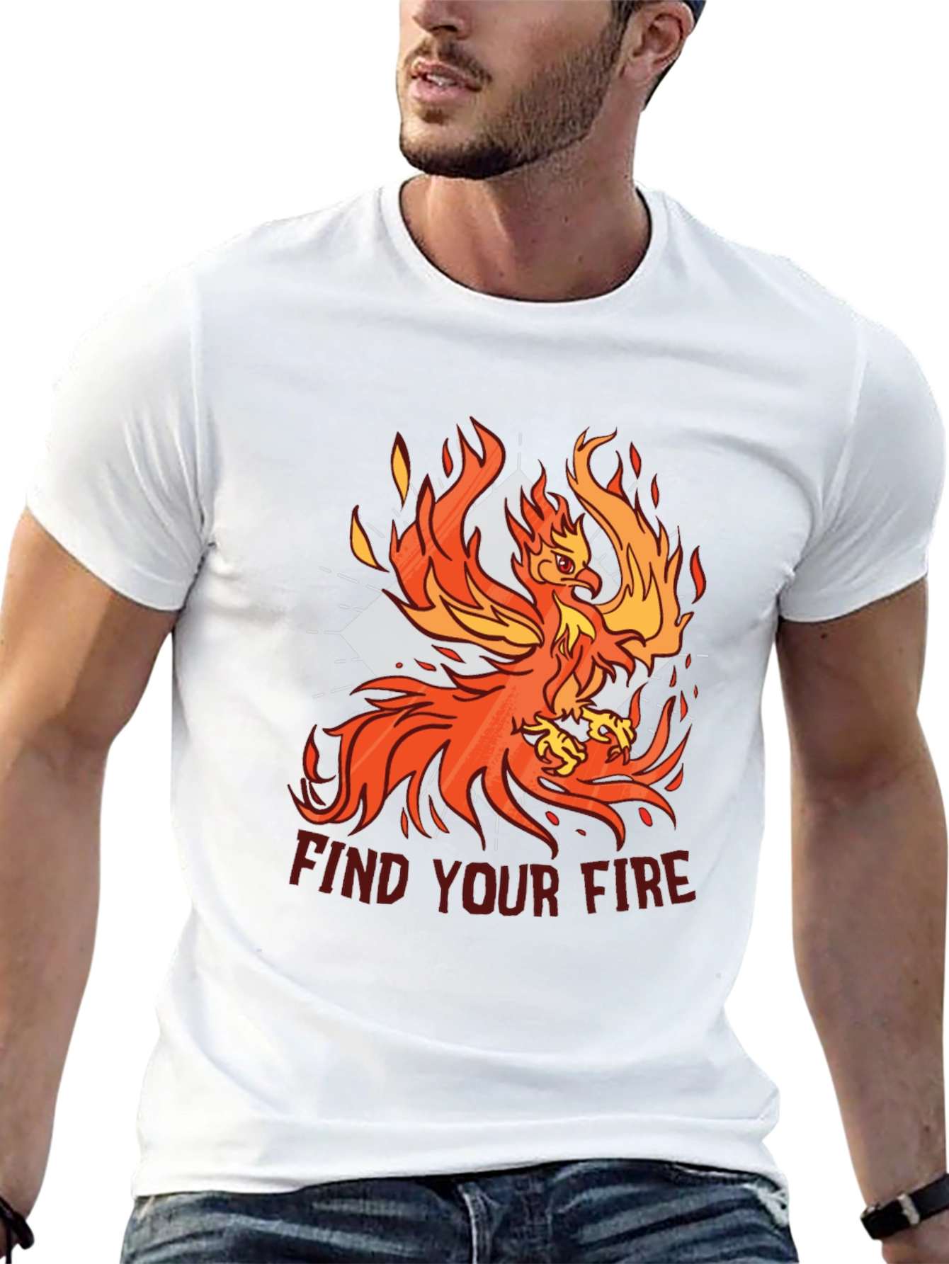 Black Phoenix Find Your Fire Graphic T-Shirt view 13